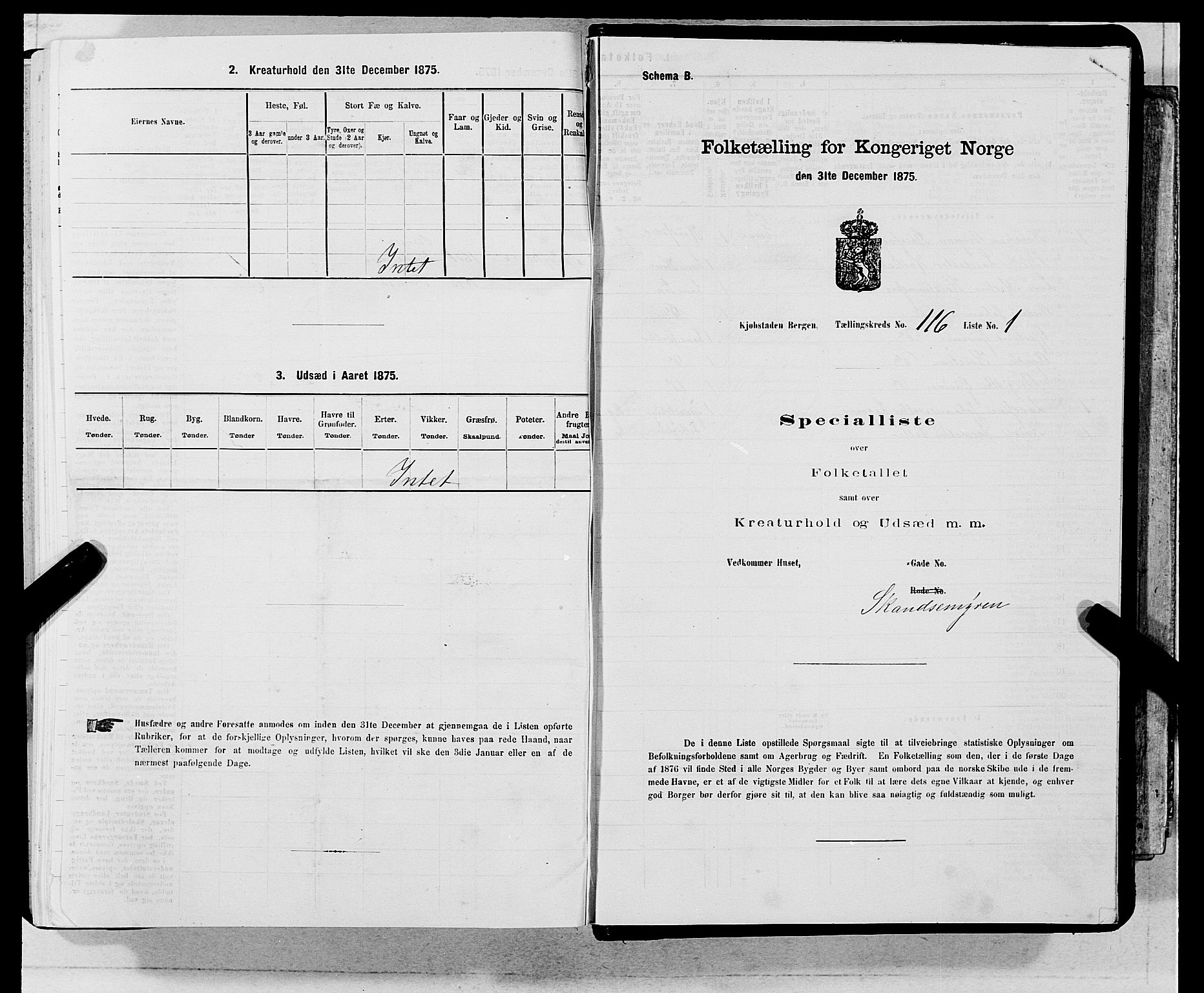 SAB, 1875 census for 1301 Bergen, 1875, p. 6194