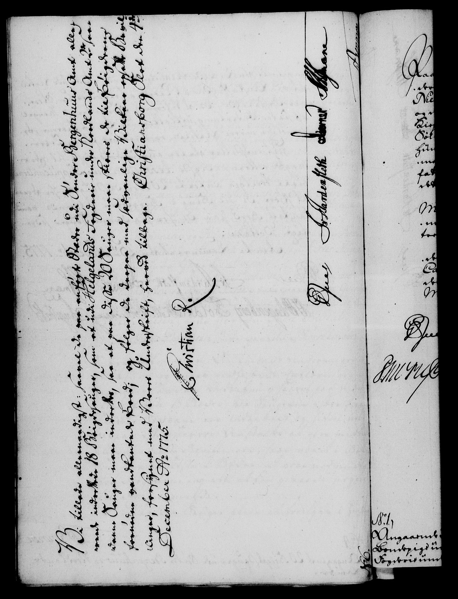 Rentekammeret, Kammerkanselliet, RA/EA-3111/G/Gf/Gfa/L0057: Norsk relasjons- og resolusjonsprotokoll (merket RK 52.57), 1775, p. 216