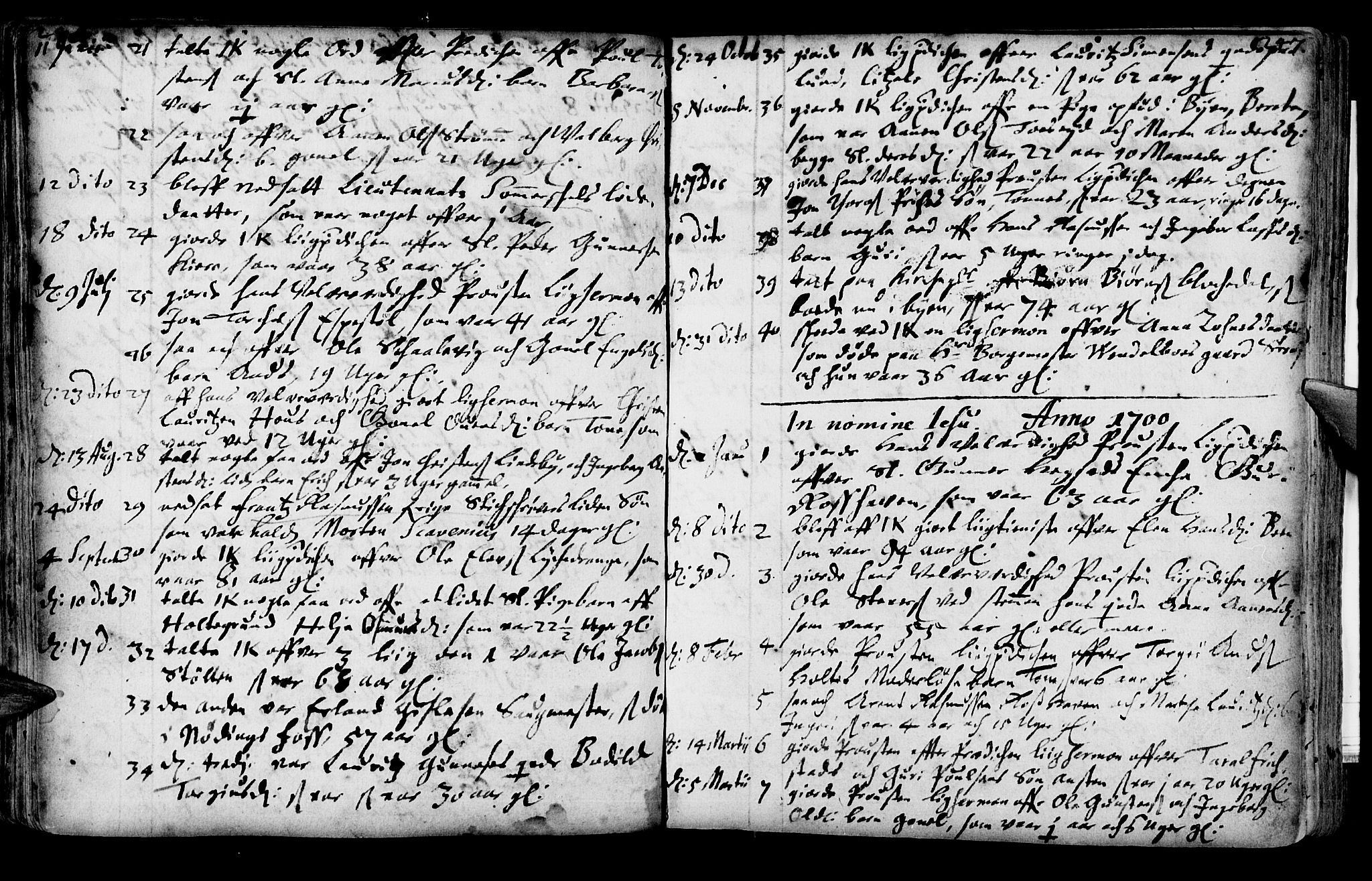 Oddernes sokneprestkontor, SAK/1111-0033/F/Fa/Faa/L0001: Parish register (official) no. A 1, 1692-1718, p. 246-247