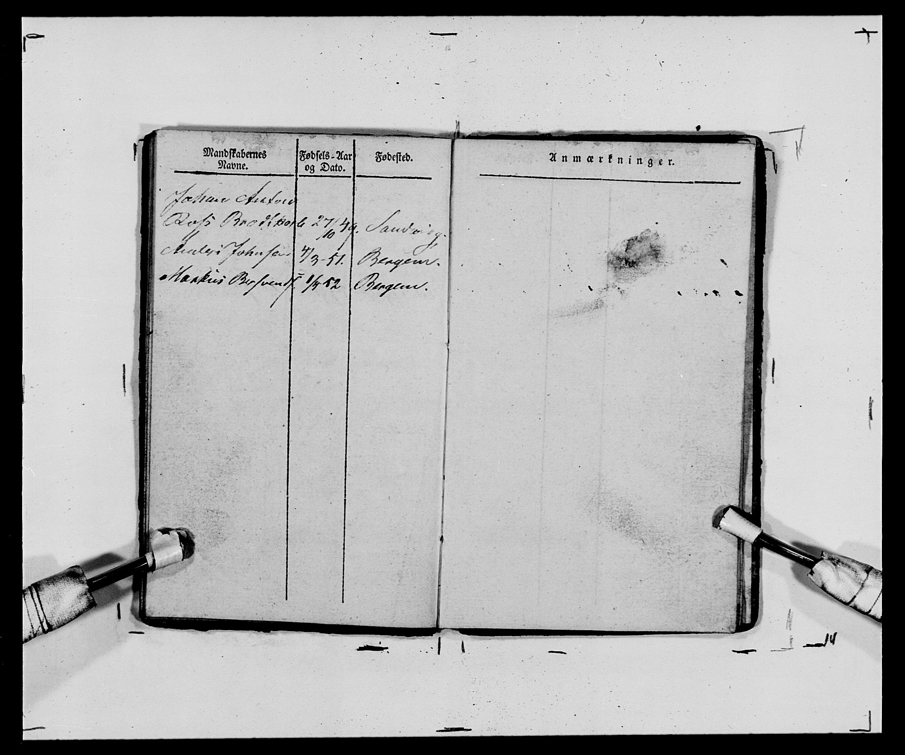 Generalitets- og kommissariatskollegiet, Det kongelige norske kommissariatskollegium, AV/RA-EA-5420/E/Eh/L0120: Tingvollske kompani, 1850-1870, p. 61