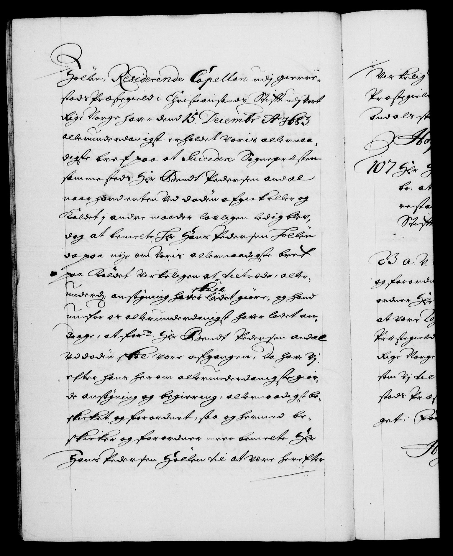 Danske Kanselli 1572-1799, RA/EA-3023/F/Fc/Fca/Fcaa/L0016: Norske registre (mikrofilm), 1692-1697, p. 292b