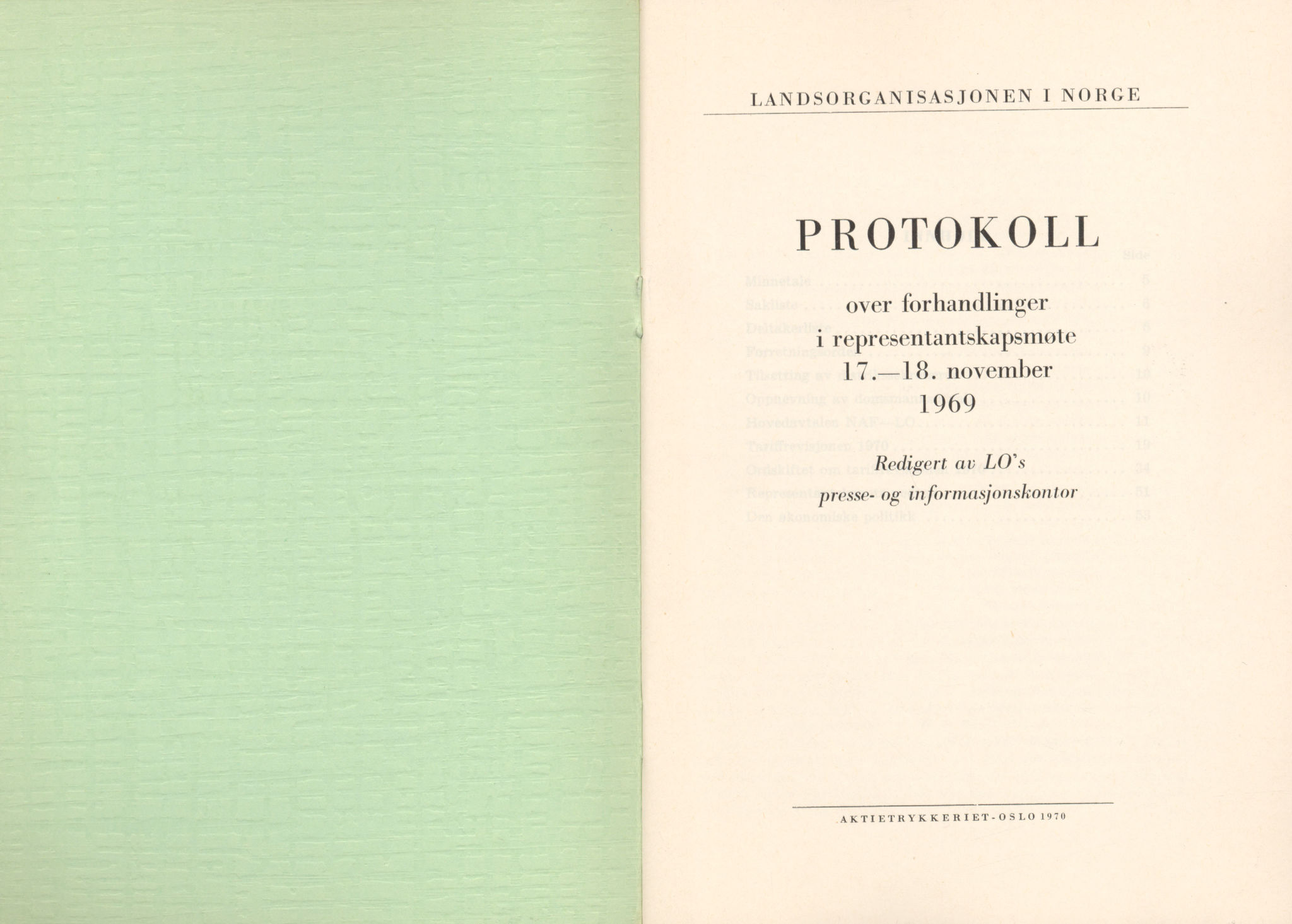 Landsorganisasjonen i Norge, AAB/ARK-1579, 1953-1977, p. 709