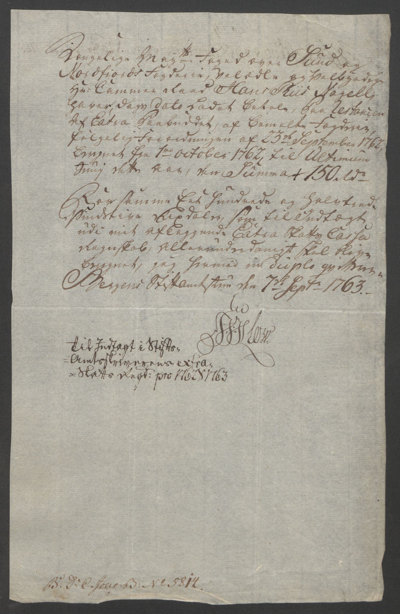 Rentekammeret inntil 1814, Reviderte regnskaper, Fogderegnskap, AV/RA-EA-4092/R53/L3550: Ekstraskatten Sunn- og Nordfjord, 1762-1771, p. 56