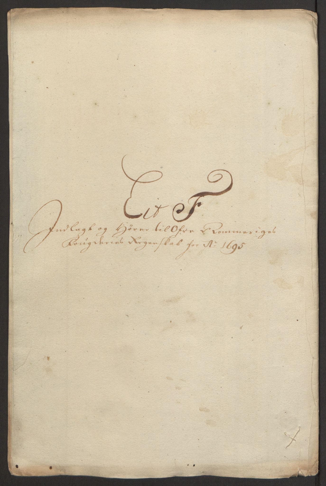 Rentekammeret inntil 1814, Reviderte regnskaper, Fogderegnskap, AV/RA-EA-4092/R12/L0707: Fogderegnskap Øvre Romerike, 1695, p. 66