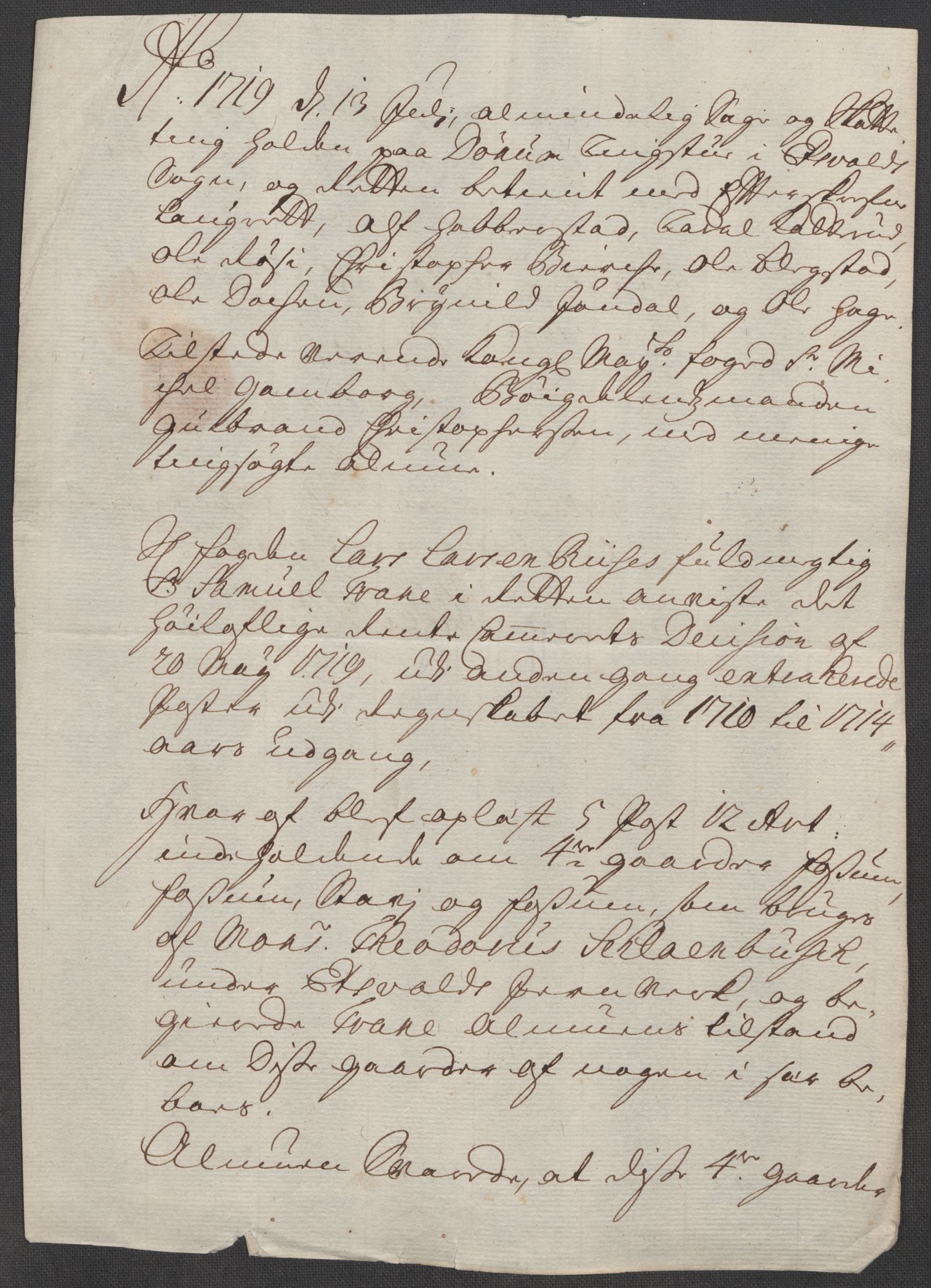 Rentekammeret inntil 1814, Reviderte regnskaper, Fogderegnskap, AV/RA-EA-4092/R12/L0724: Fogderegnskap Øvre Romerike, 1715, p. 294