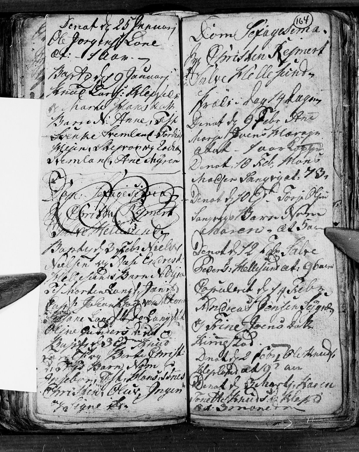 Søgne sokneprestkontor, SAK/1111-0037/F/Fb/Fbb/L0001: Parish register (copy) no. B 1, 1779-1802, p. 164