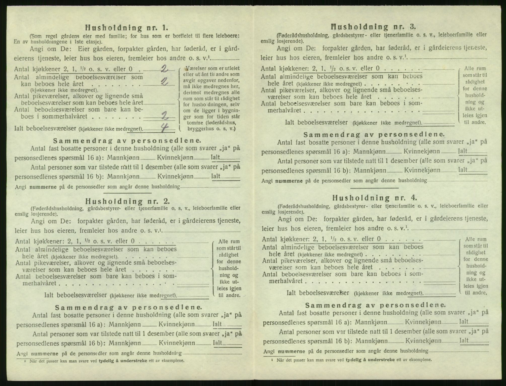 SAK, 1920 census for Søndeled, 1920, p. 1082