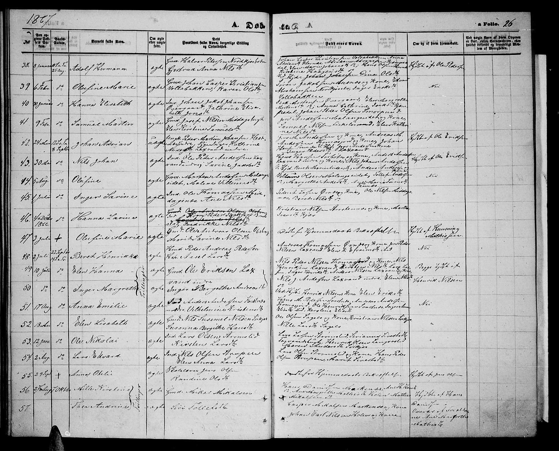 Balsfjord sokneprestembete, AV/SATØ-S-1303/G/Ga/L0006klokker: Parish register (copy) no. 6, 1863-1878, p. 26