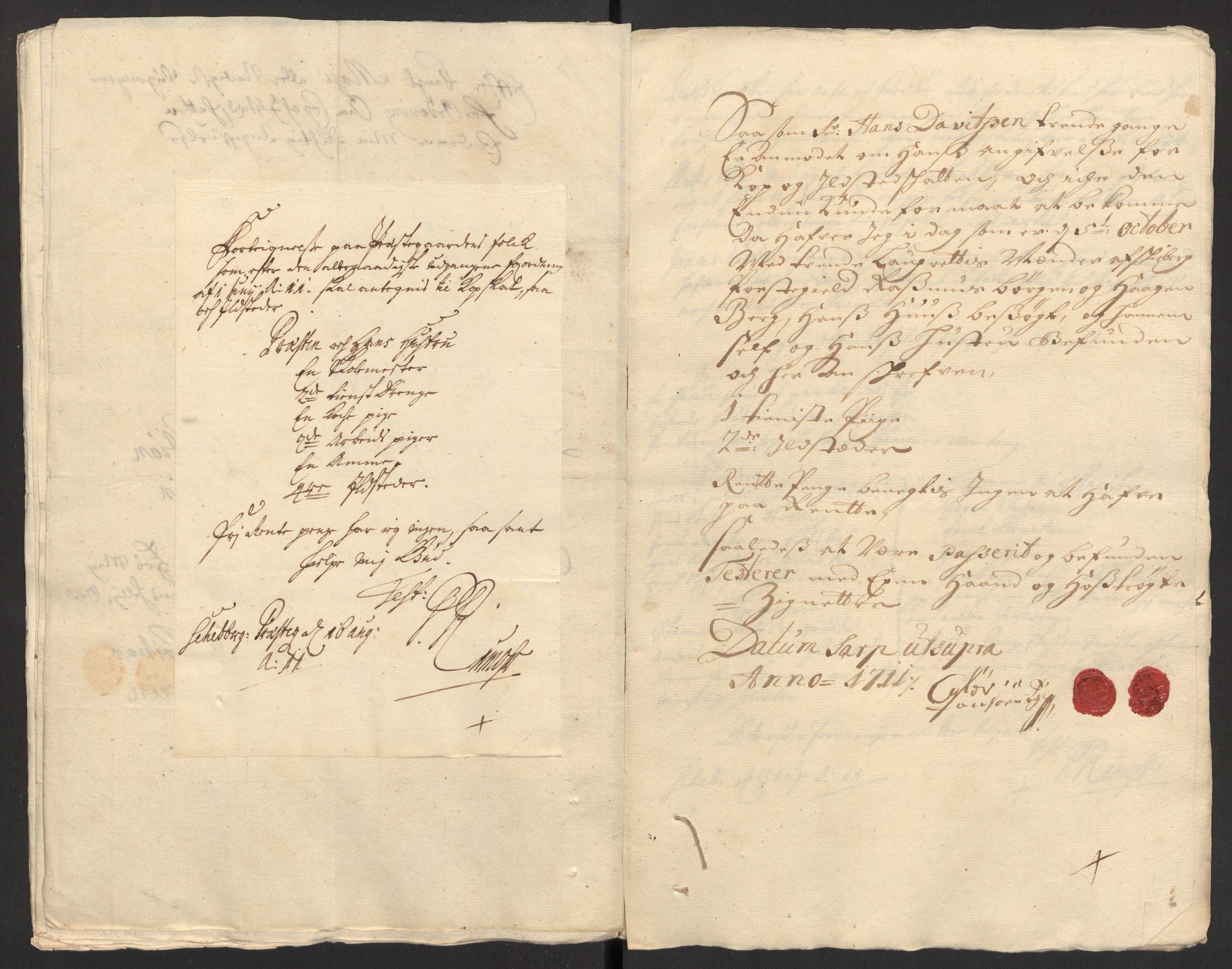 Rentekammeret inntil 1814, Reviderte regnskaper, Fogderegnskap, AV/RA-EA-4092/R01/L0020: Fogderegnskap Idd og Marker, 1711, p. 109