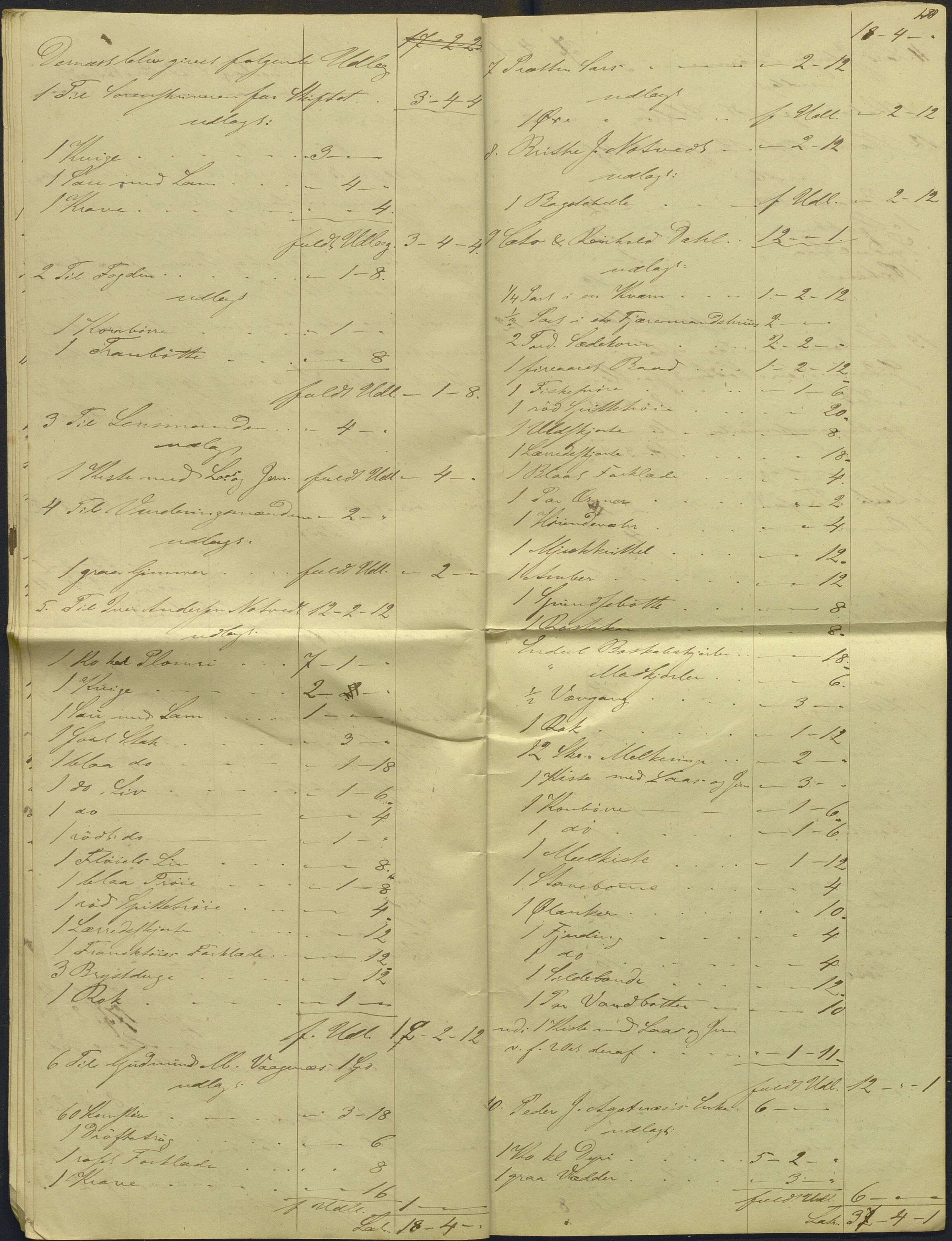 Nordhordland sorenskrivar, AV/SAB-A-2901/1/H/Hd/Hdb/L0001: Konsept til utlodningar, 1850-1852, p. 161