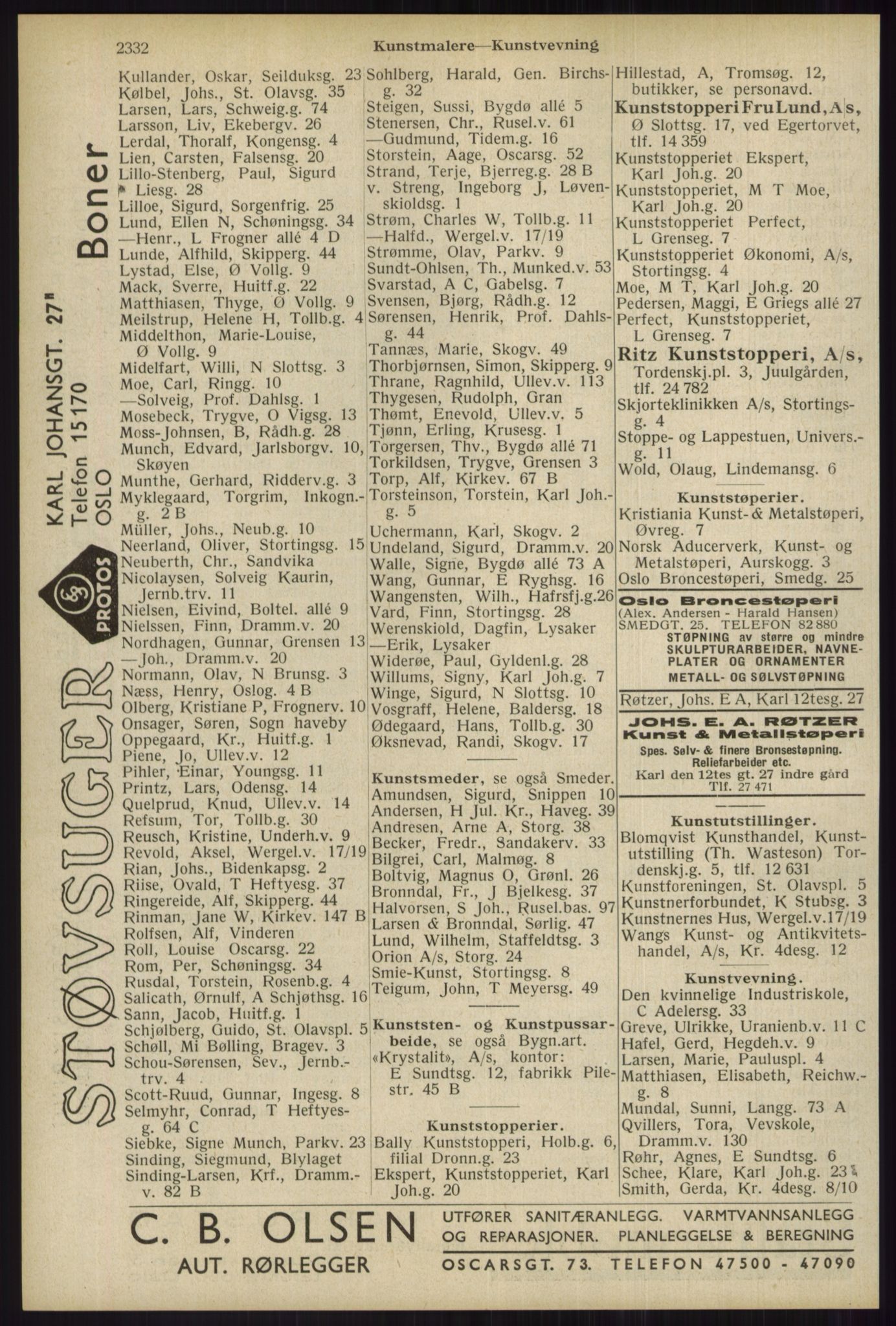 Kristiania/Oslo adressebok, PUBL/-, 1934, p. 2332