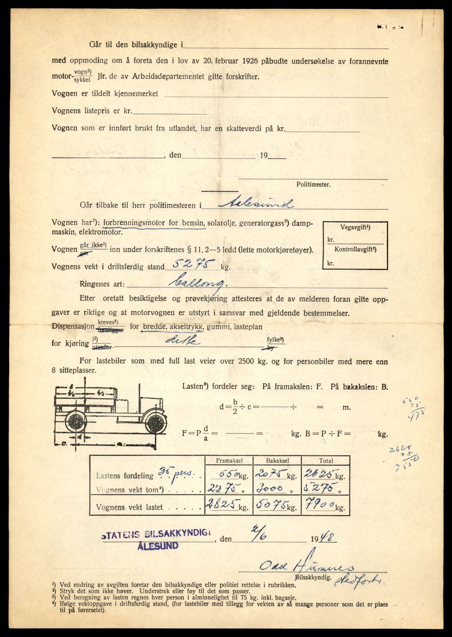 Møre og Romsdal vegkontor - Ålesund trafikkstasjon, AV/SAT-A-4099/F/Fe/L0008: Registreringskort for kjøretøy T 747 - T 894, 1927-1998, p. 16