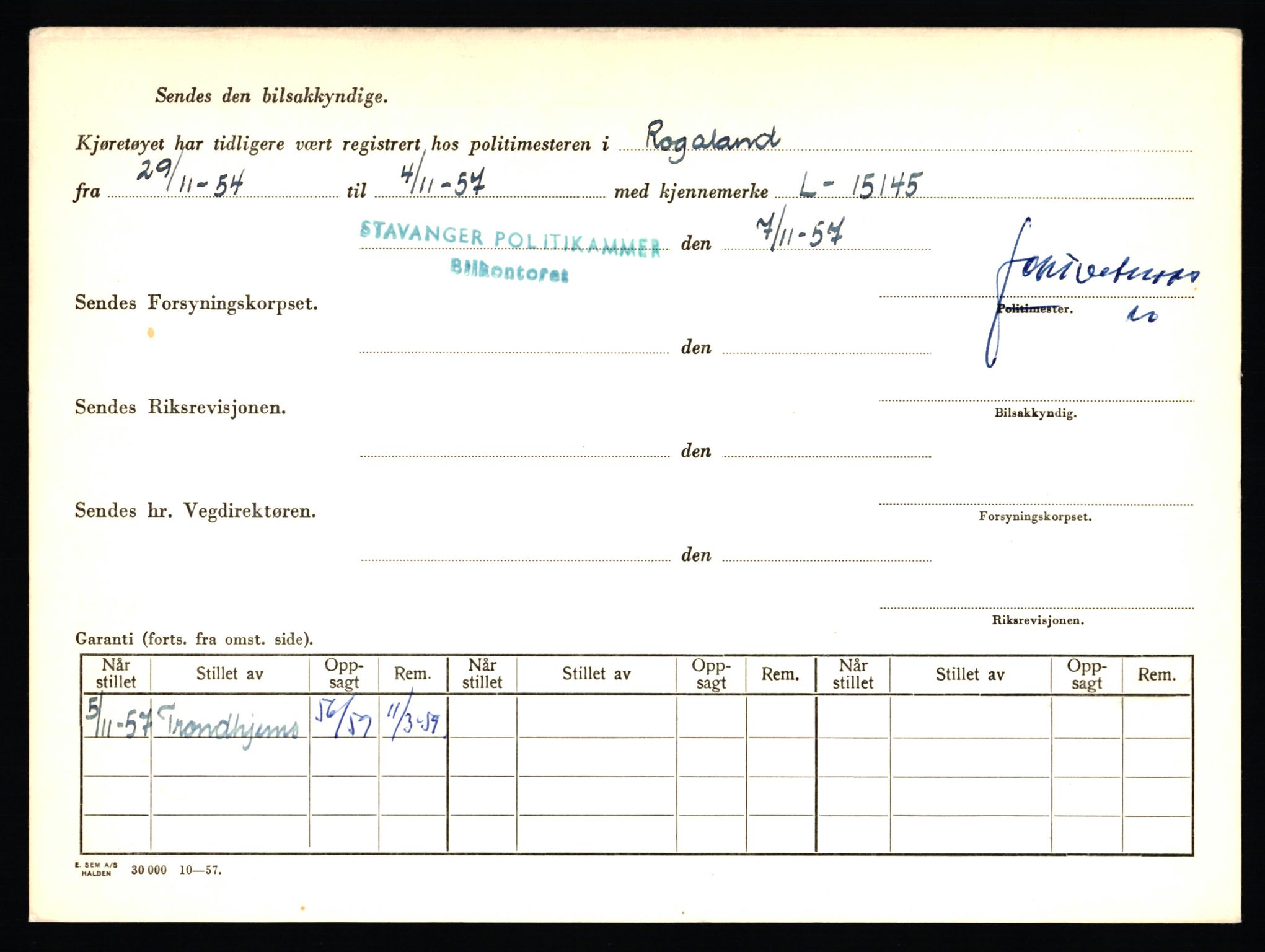 Stavanger trafikkstasjon, AV/SAST-A-101942/0/F/L0012: L-4200 - L-4699, 1930-1971, p. 1054