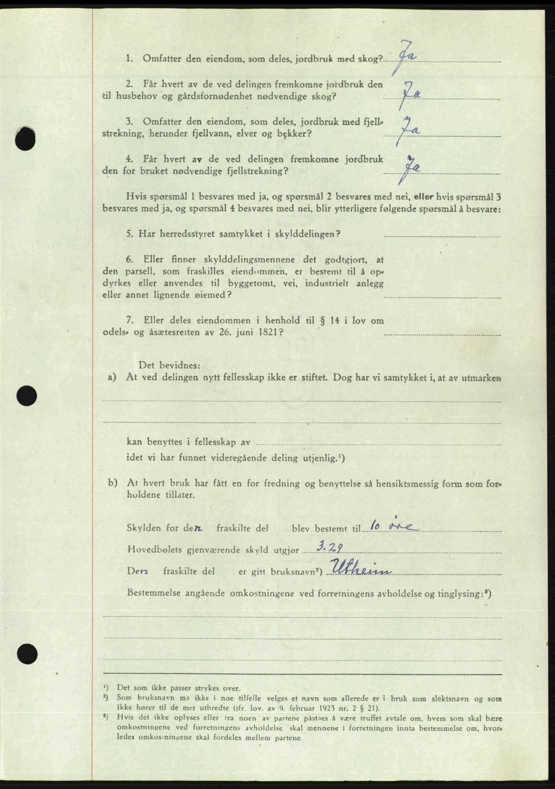 Romsdal sorenskriveri, AV/SAT-A-4149/1/2/2C: Mortgage book no. A28, 1948-1949, Diary no: : 169/1949