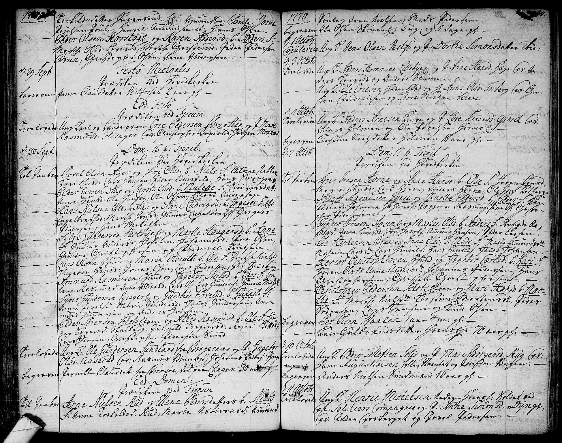Eiker kirkebøker, AV/SAKO-A-4/F/Fa/L0008: Parish register (official) no. I 8, 1764-1788, p. 203-204