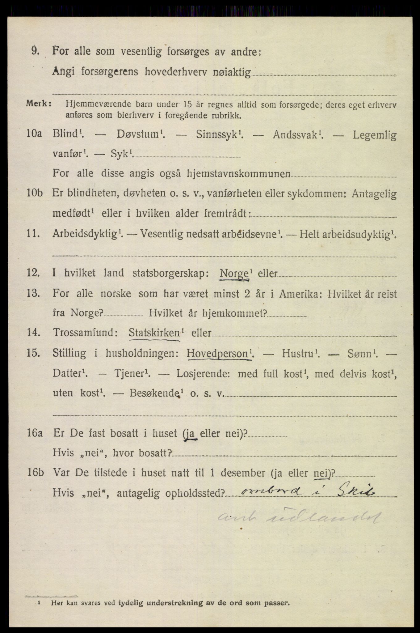 SAK, 1920 census for Landvik, 1920, p. 1769