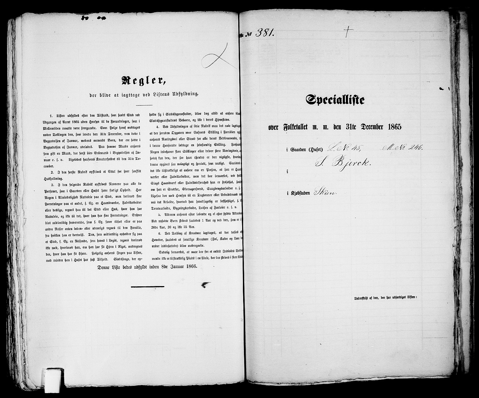 RA, 1865 census for Skien, 1865, p. 781