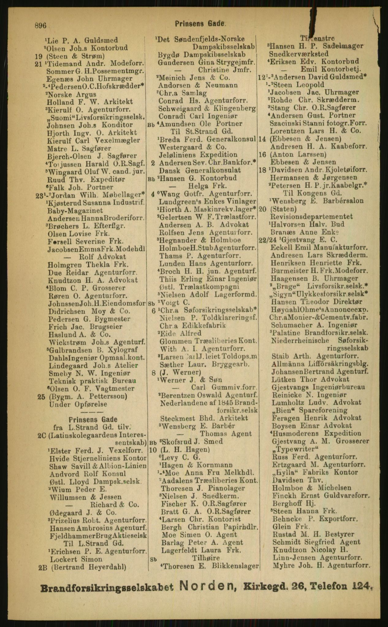 Kristiania/Oslo adressebok, PUBL/-, 1899, p. 896