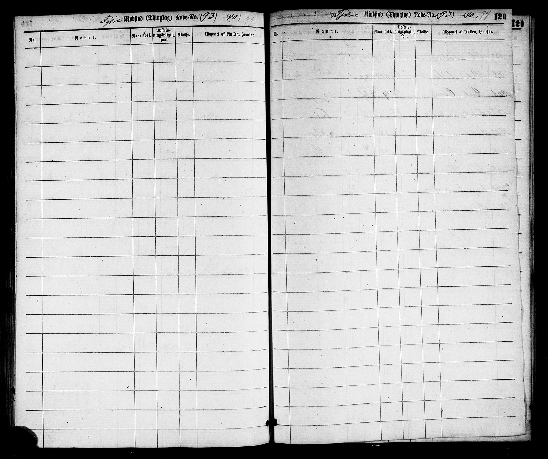 Grimstad mønstringskrets, AV/SAK-2031-0013/F/Ff/L0001: Utskrivningsregisterrulle Grimstad, Landvik og Fjære, F-11, 1860-1880, p. 124