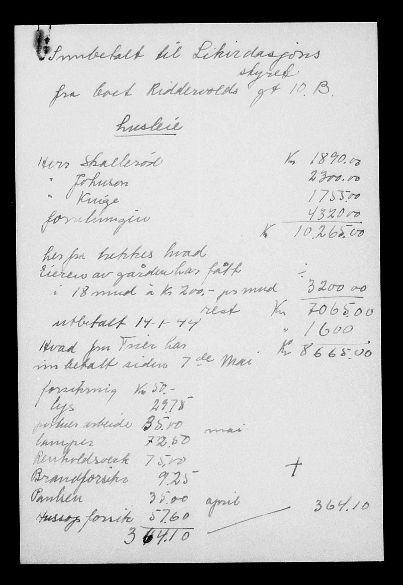 Justisdepartementet, Tilbakeføringskontoret for inndratte formuer, AV/RA-S-1564/H/Hc/Hcc/L0984: --, 1945-1947, p. 239