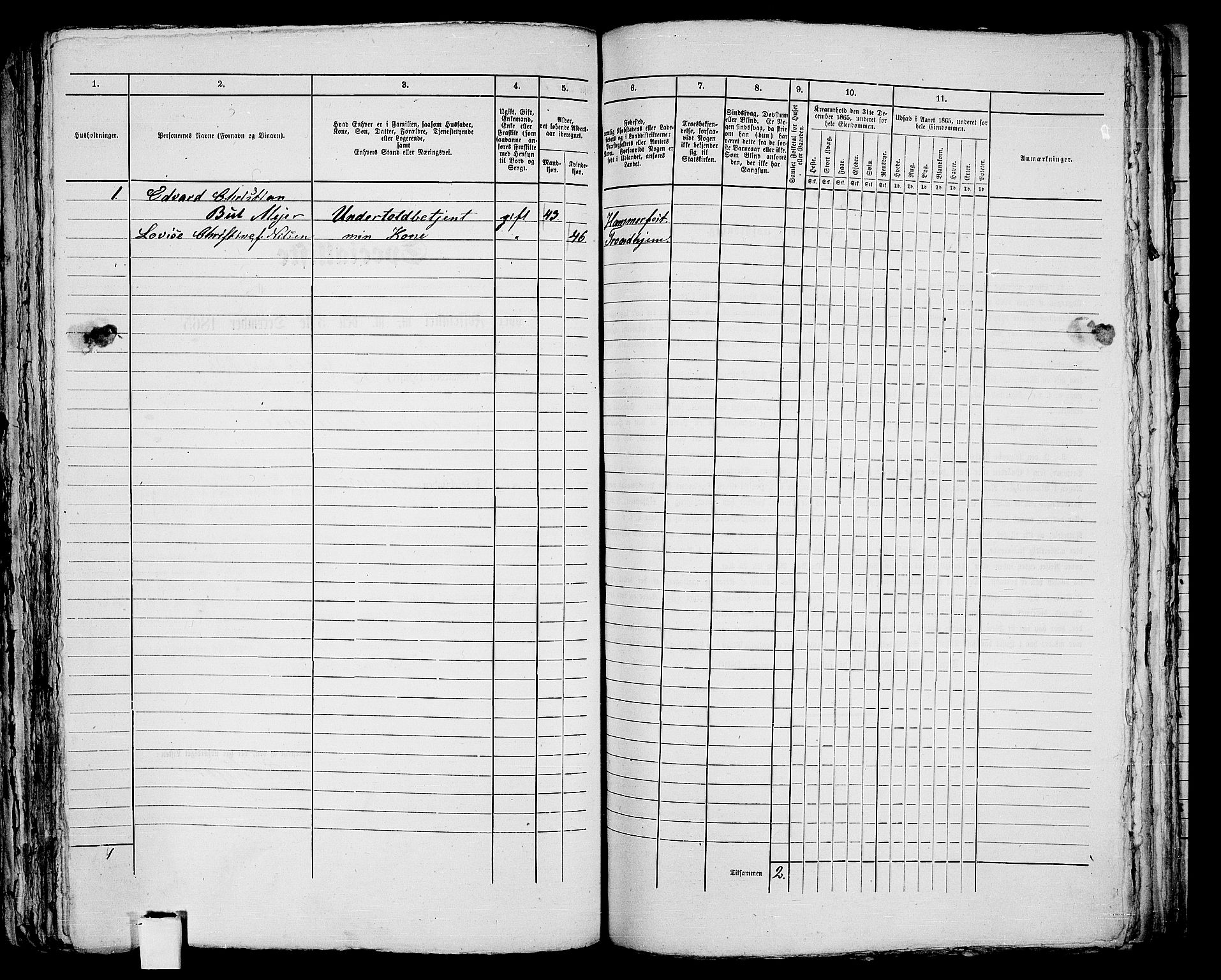 RA, 1865 census for Tromsø, 1865, p. 670