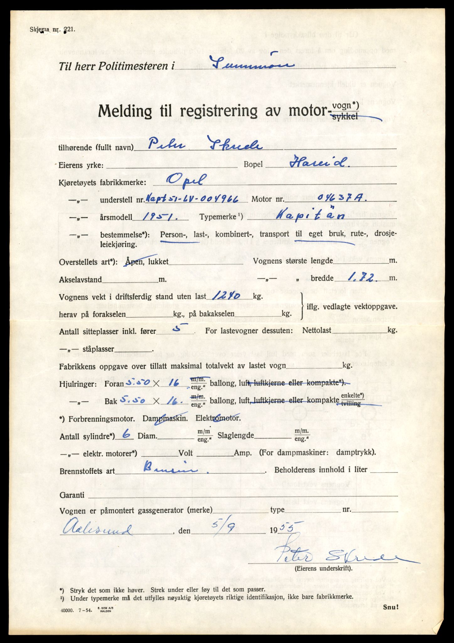 Møre og Romsdal vegkontor - Ålesund trafikkstasjon, AV/SAT-A-4099/F/Fe/L0049: Registreringskort for kjøretøy T 14864 - T 18613, 1927-1998, p. 915