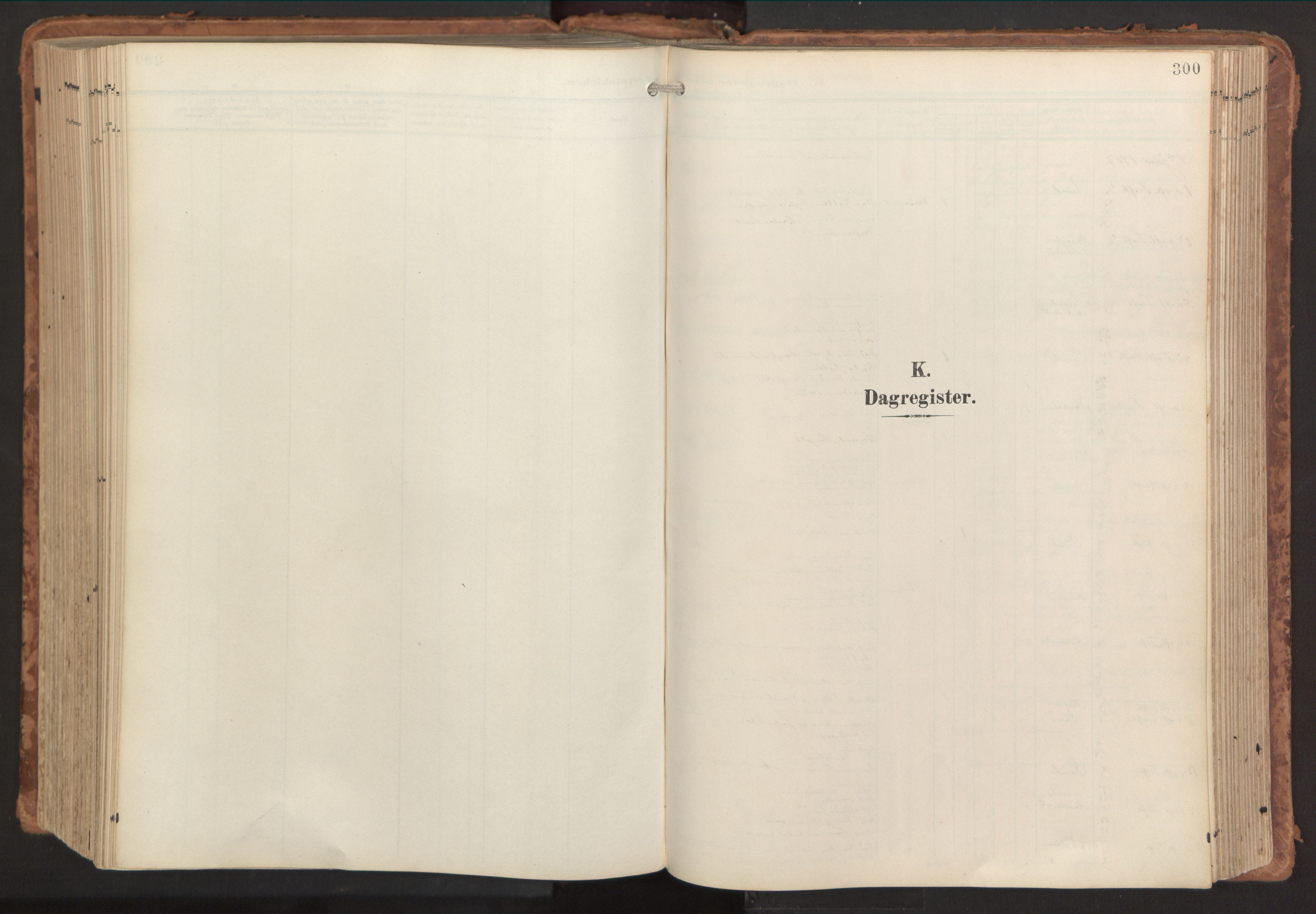 Sund sokneprestembete, SAB/A-99930: Parish register (official) no. B 2, 1907-1926, p. 300