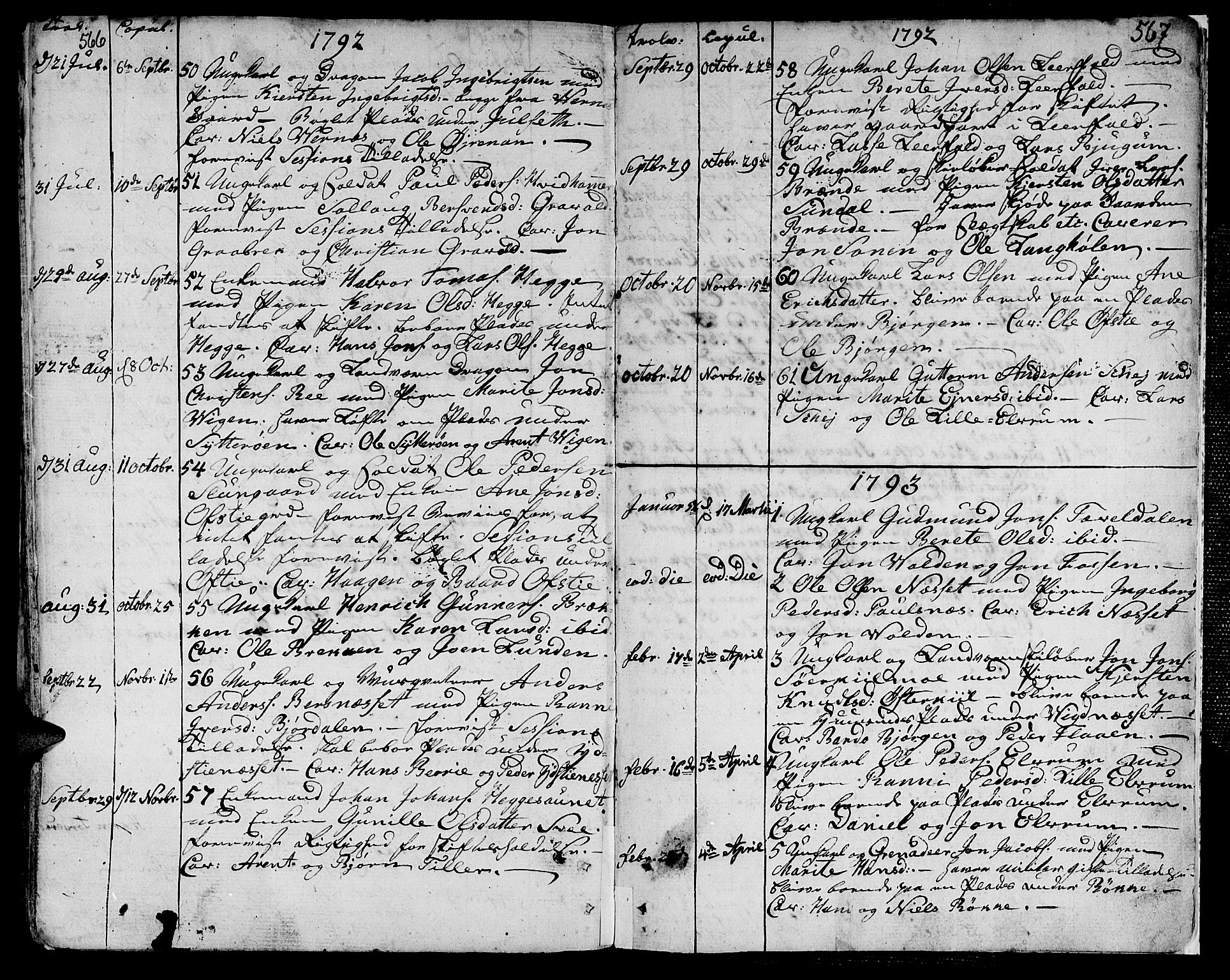 Ministerialprotokoller, klokkerbøker og fødselsregistre - Nord-Trøndelag, SAT/A-1458/709/L0059: Parish register (official) no. 709A06, 1781-1797, p. 566-567