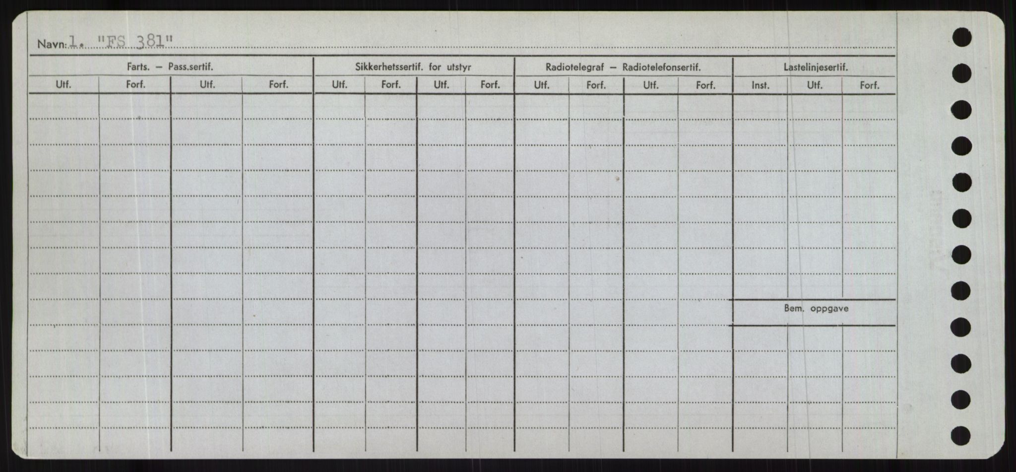 Sjøfartsdirektoratet med forløpere, Skipsmålingen, RA/S-1627/H/Hc/L0001: Lektere, A-Y, p. 176