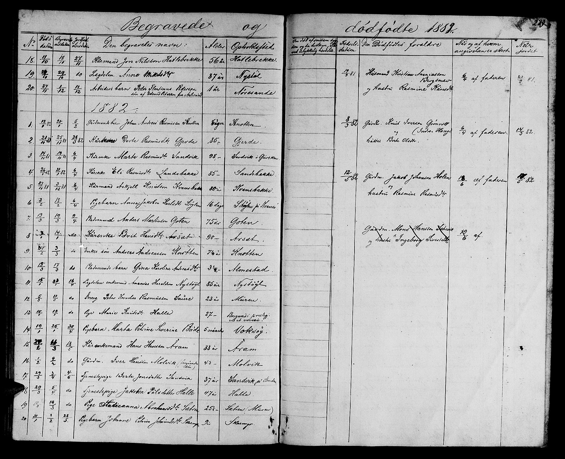 Ministerialprotokoller, klokkerbøker og fødselsregistre - Møre og Romsdal, AV/SAT-A-1454/503/L0047: Parish register (copy) no. 503C02, 1854-1884, p. 229