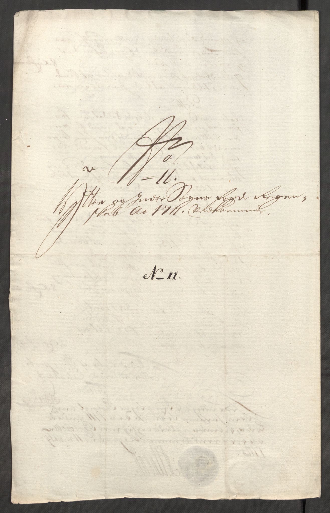 Rentekammeret inntil 1814, Reviderte regnskaper, Fogderegnskap, AV/RA-EA-4092/R52/L3317: Fogderegnskap Sogn, 1711, p. 155