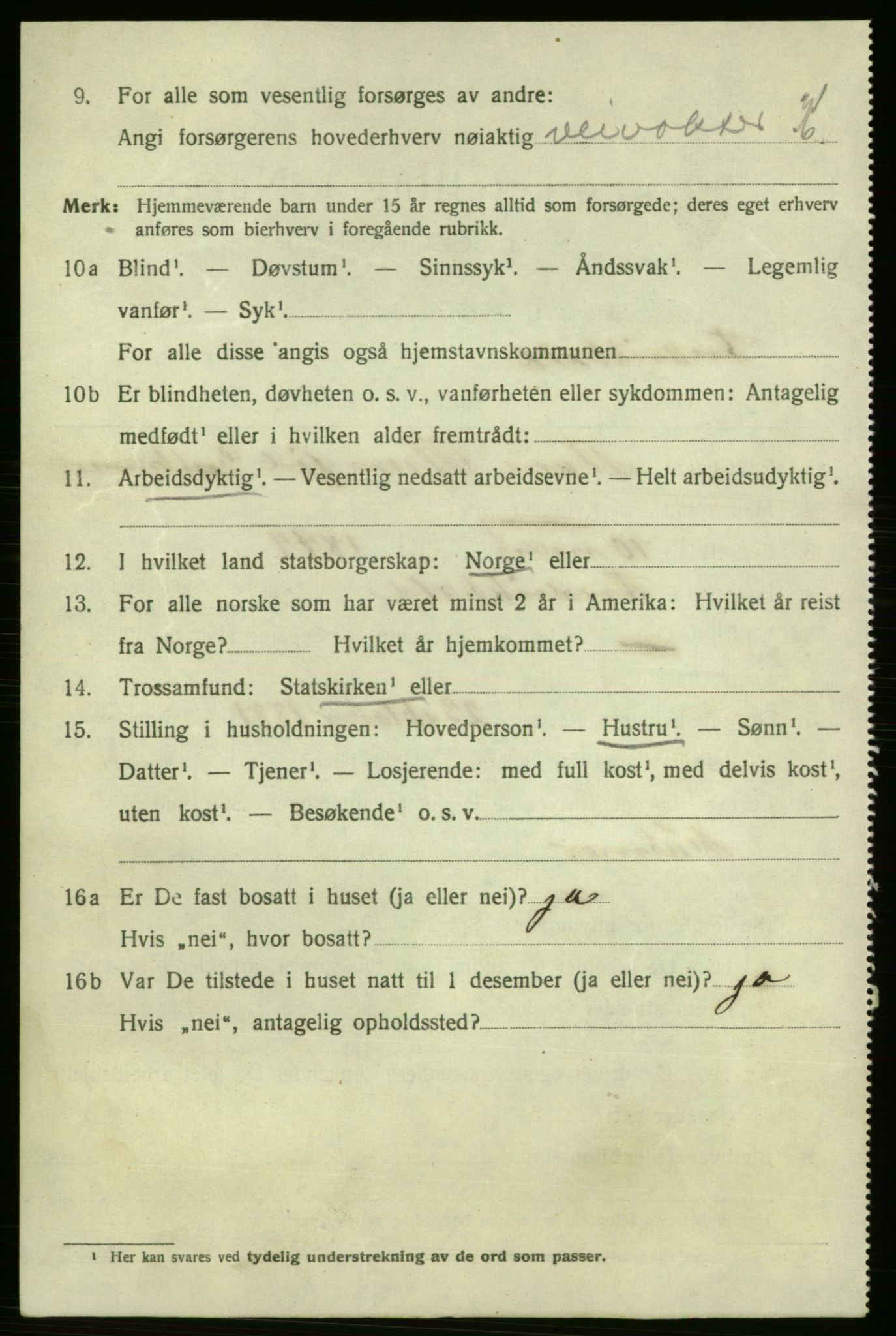 SAO, 1920 census for Fredrikshald, 1920, p. 20552