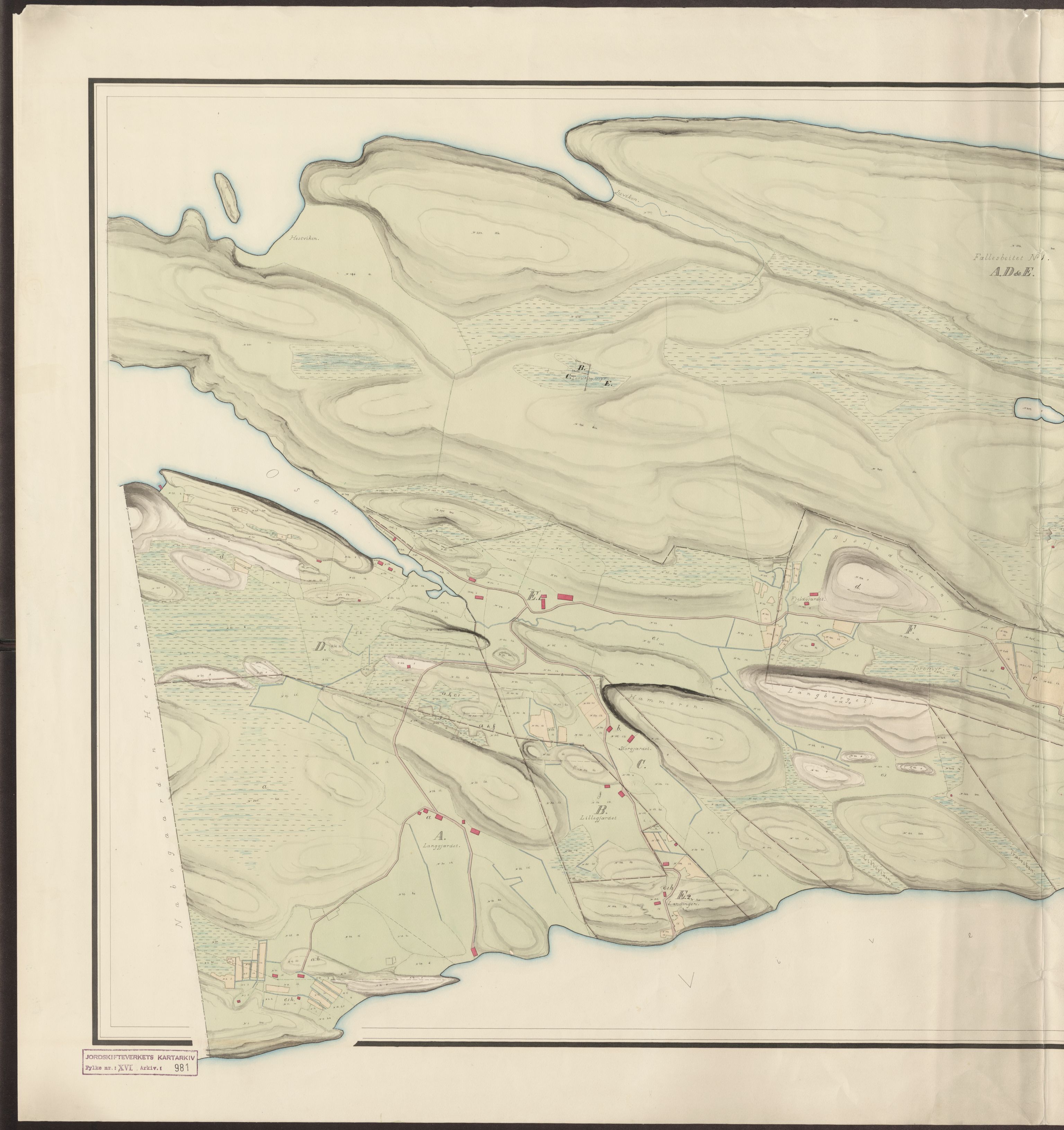 Jordskifteverkets kartarkiv, AV/RA-S-3929/T, 1859-1988, p. 1130