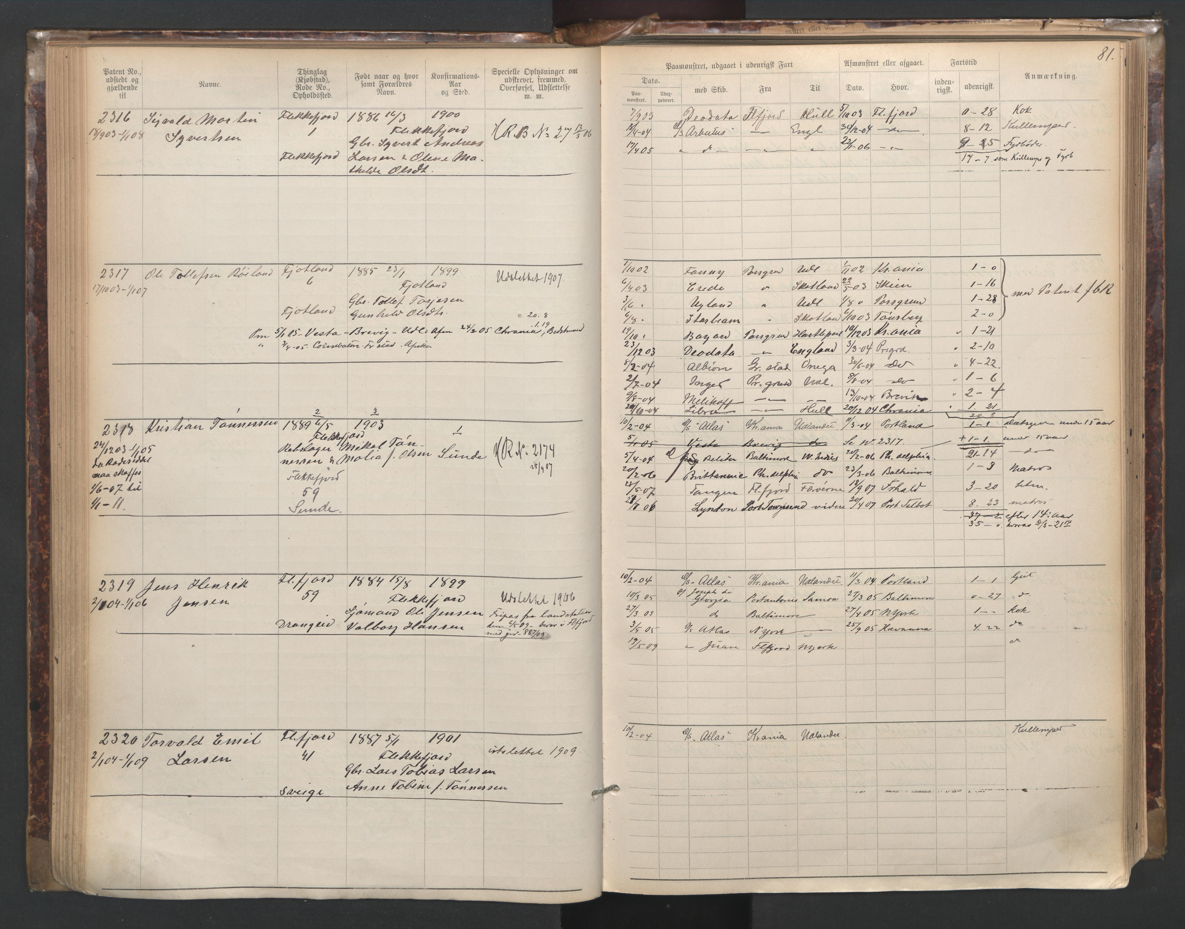 Flekkefjord mønstringskrets, AV/SAK-2031-0018/F/Fa/L0003: Annotasjonsrulle nr 1921-2963 med register, N-3, 1892-1948, p. 112