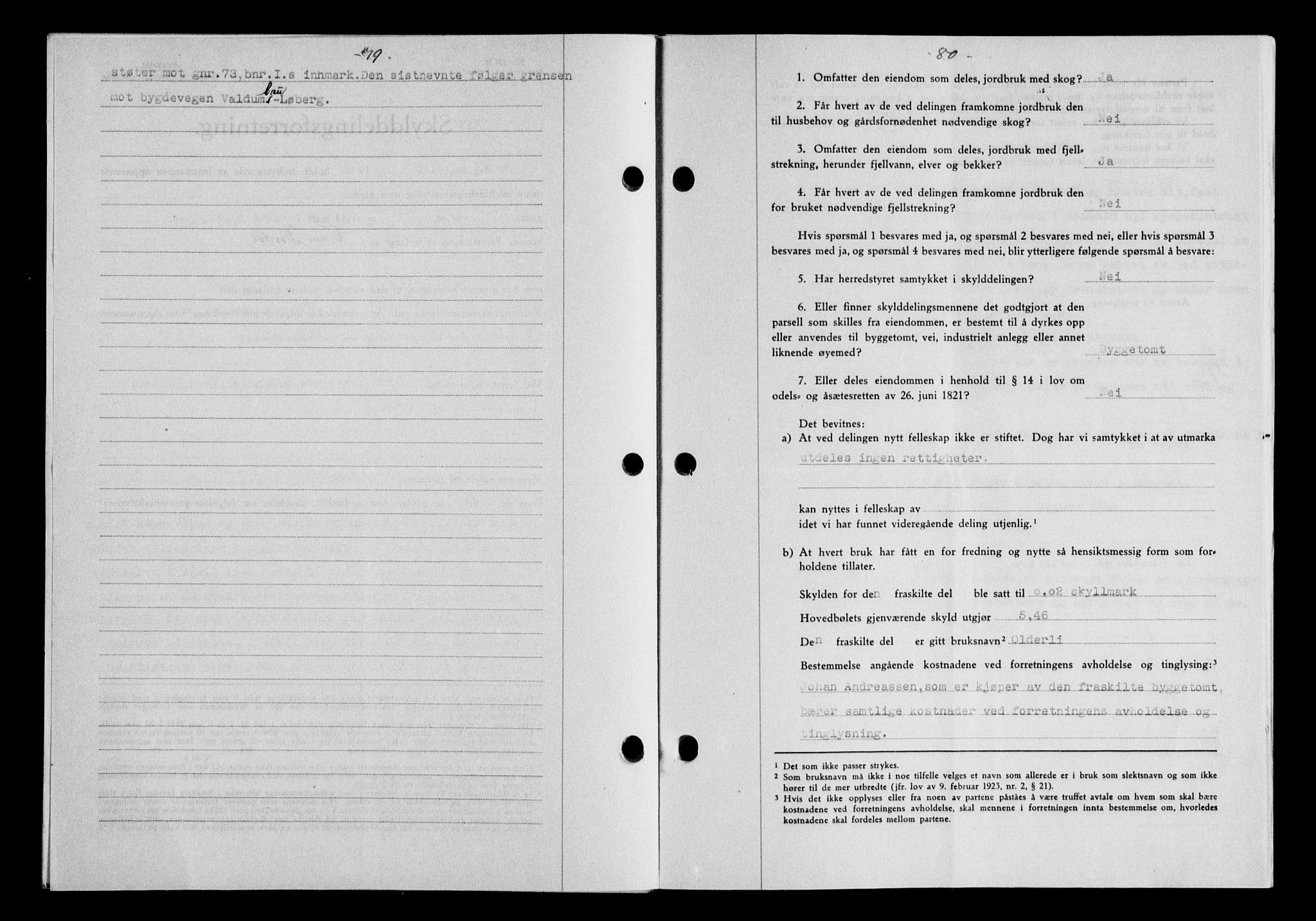 Gauldal sorenskriveri, SAT/A-0014/1/2/2C/L0058: Mortgage book no. 63, 1944-1945, Diary no: : 784/1944