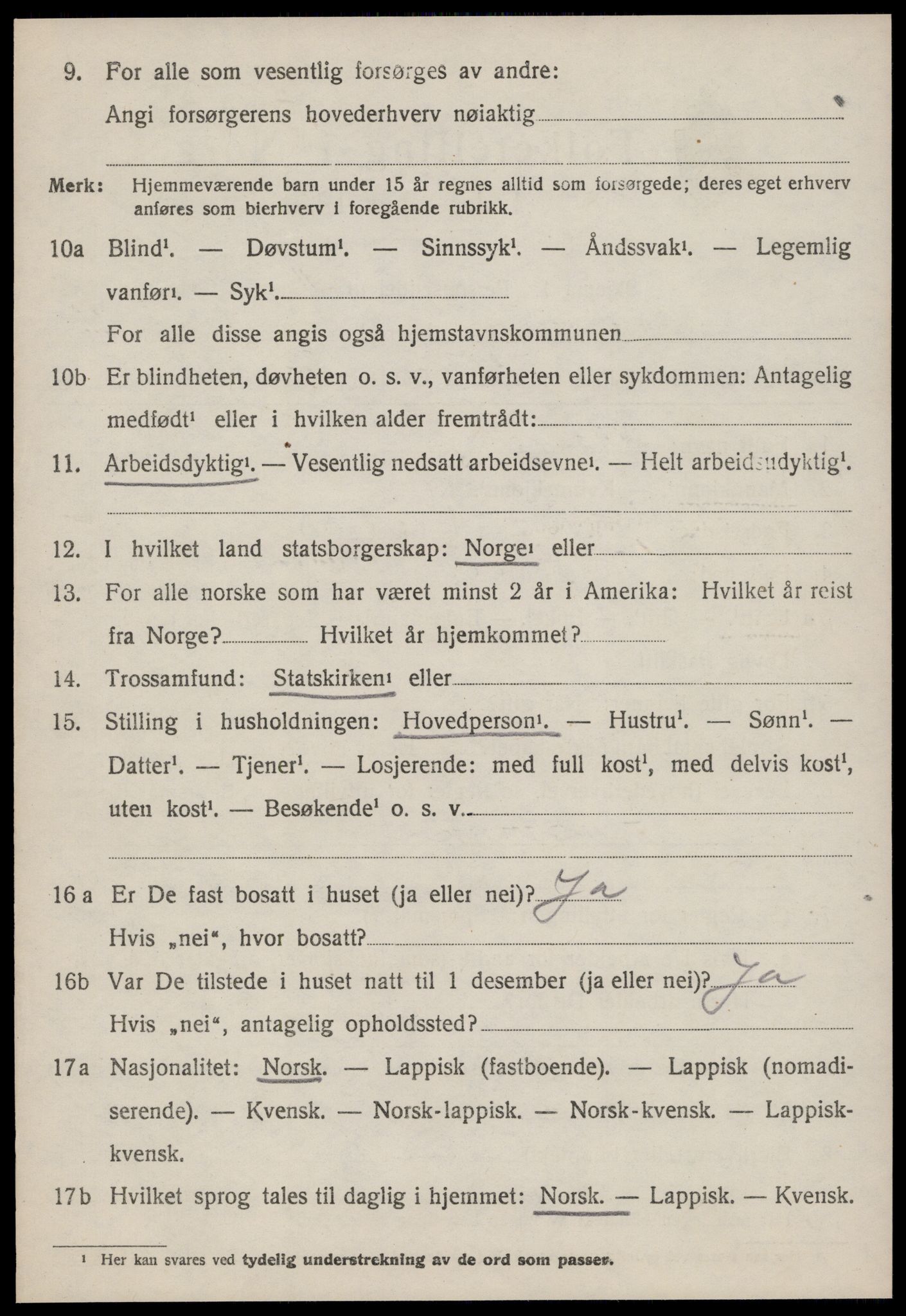 SAT, 1920 census for Meldal, 1920, p. 8866