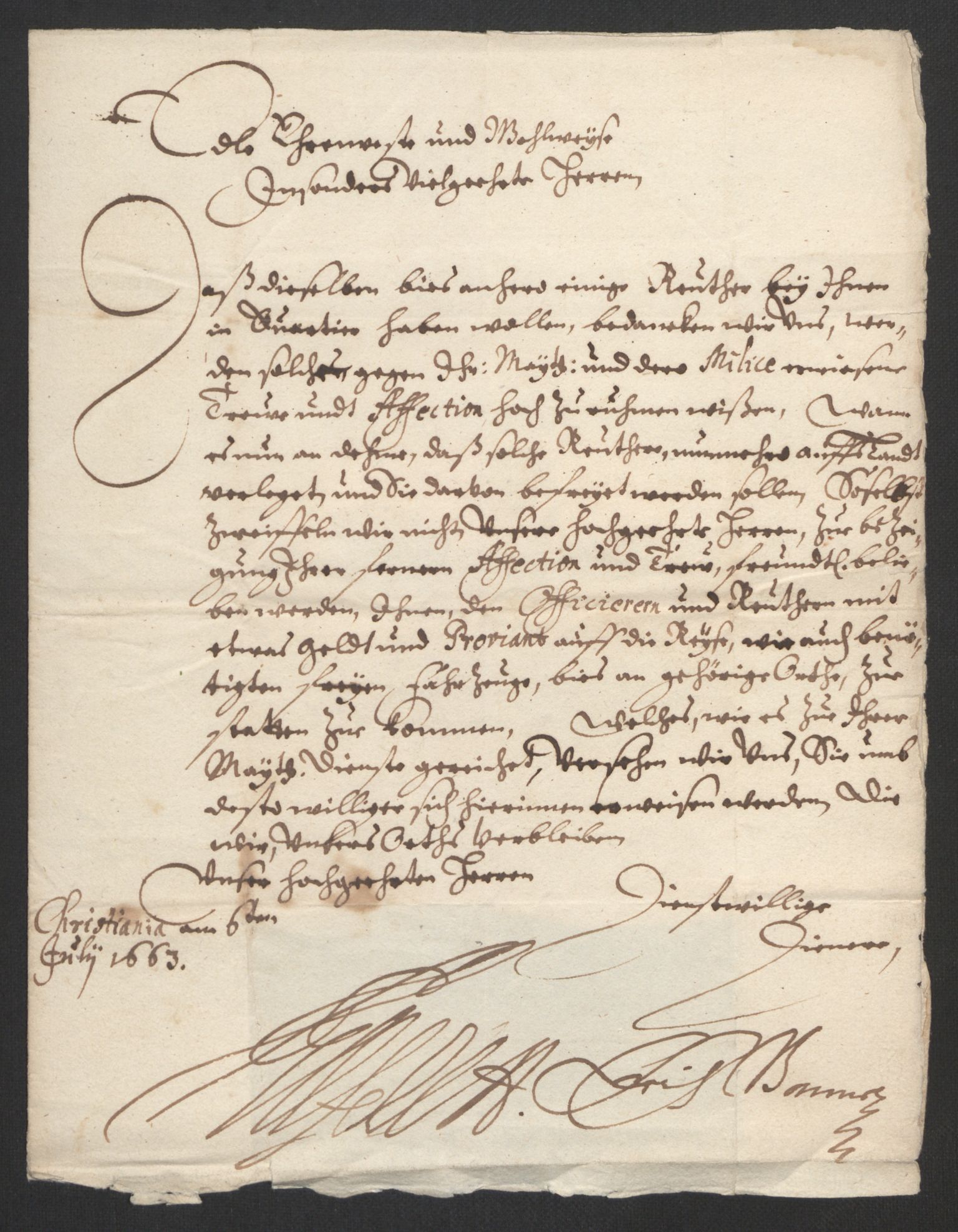 Rentekammeret inntil 1814, Reviderte regnskaper, Byregnskaper, AV/RA-EA-4066/R/Rm/L0258: [M1] Kontribusjonsregnskap, 1664-1700, p. 138