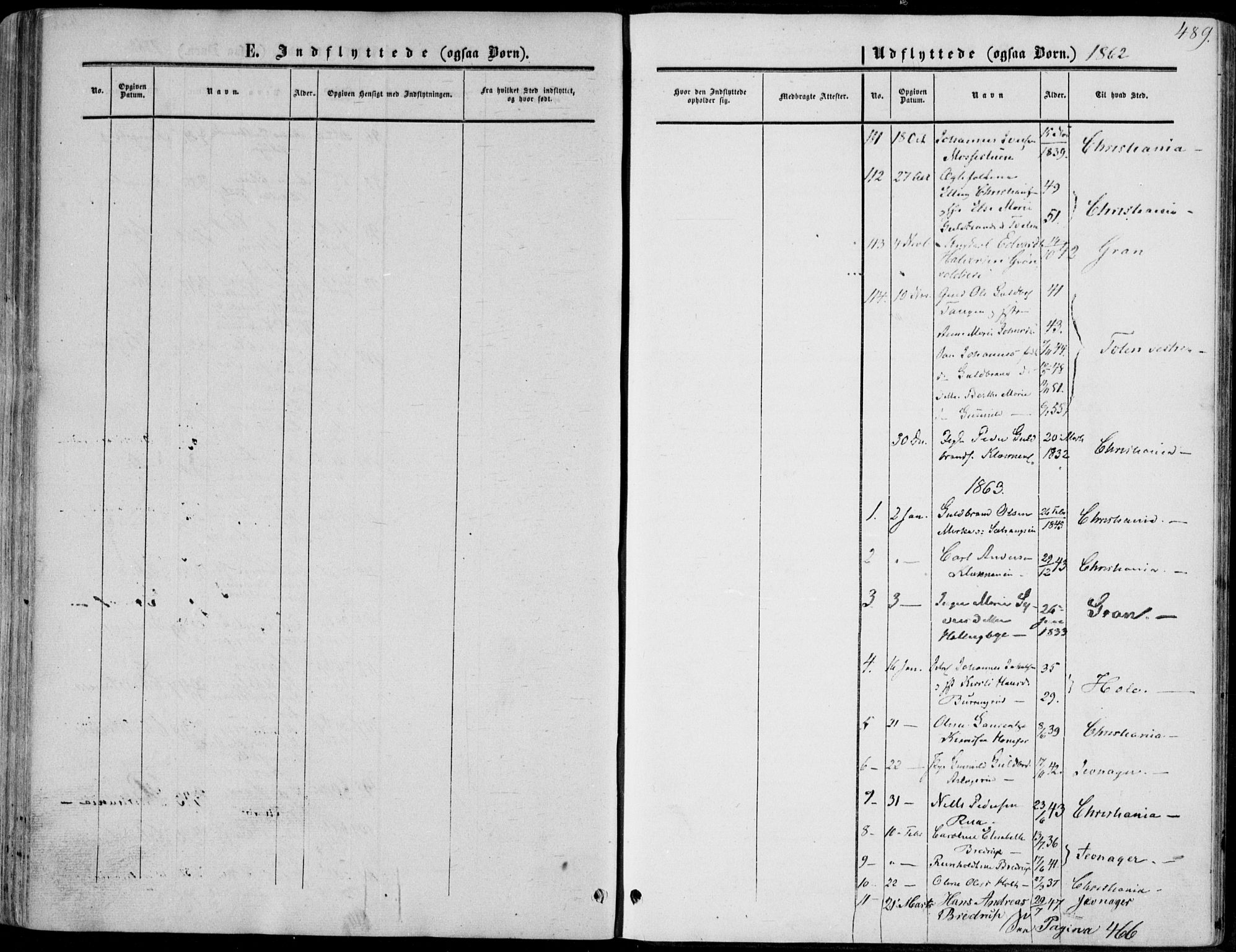 Norderhov kirkebøker, AV/SAKO-A-237/F/Fa/L0012: Parish register (official) no. 12, 1856-1865, p. 489