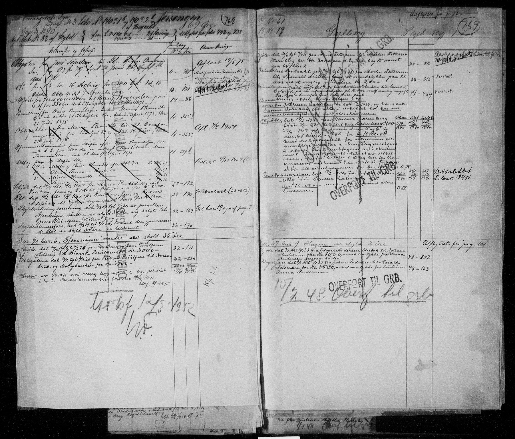 Idd og Marker sorenskriveri, SAO/A-10283/G/Ga/Gac/L0001: Mortgage register no. II 1, 1848-1950, p. 768-769