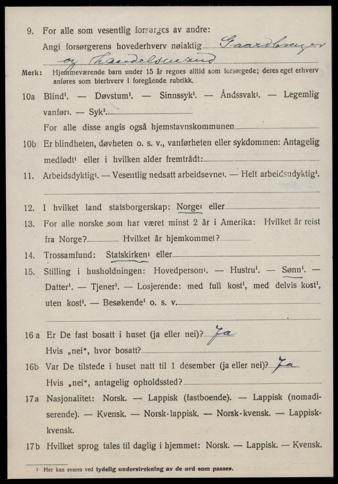 SAT, 1920 census for Å, 1920, p. 5557