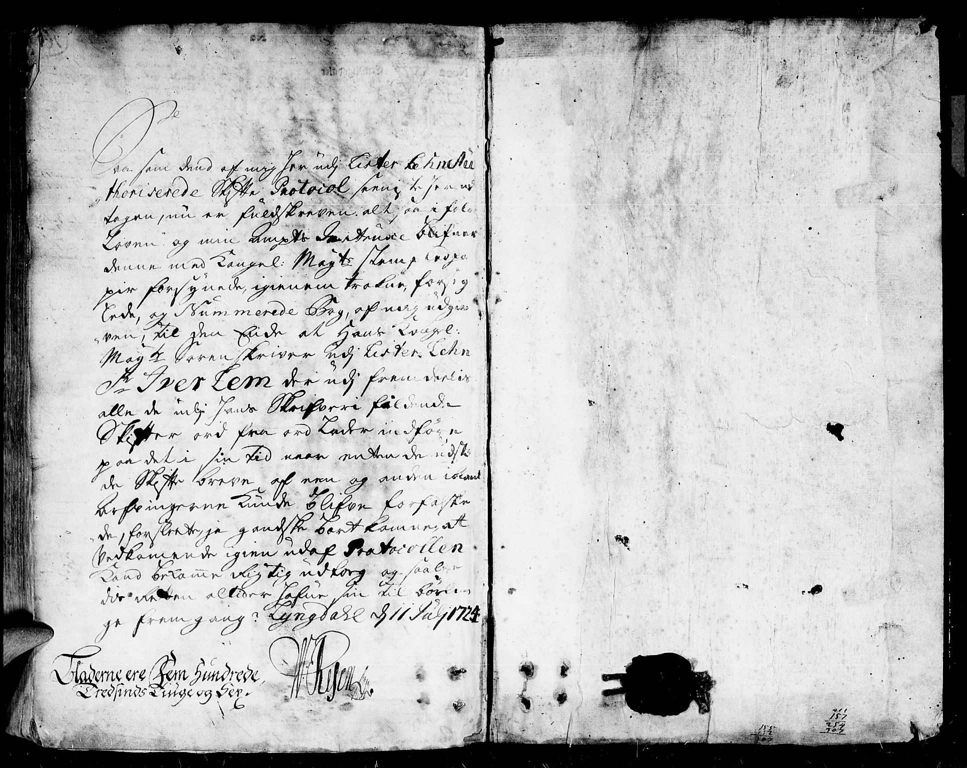 Lister sorenskriveri, AV/SAK-1221-0003/H/Hc/L0019: Skifteprotokoll nr 19 med register, 1723-1725