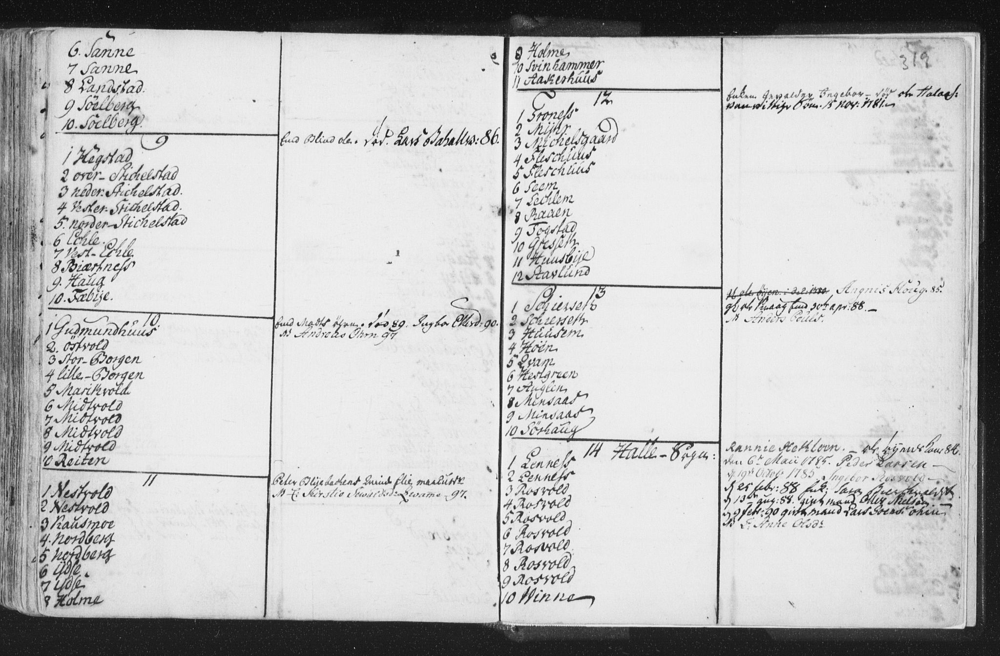 Ministerialprotokoller, klokkerbøker og fødselsregistre - Nord-Trøndelag, SAT/A-1458/723/L0232: Parish register (official) no. 723A03, 1781-1804, p. 319