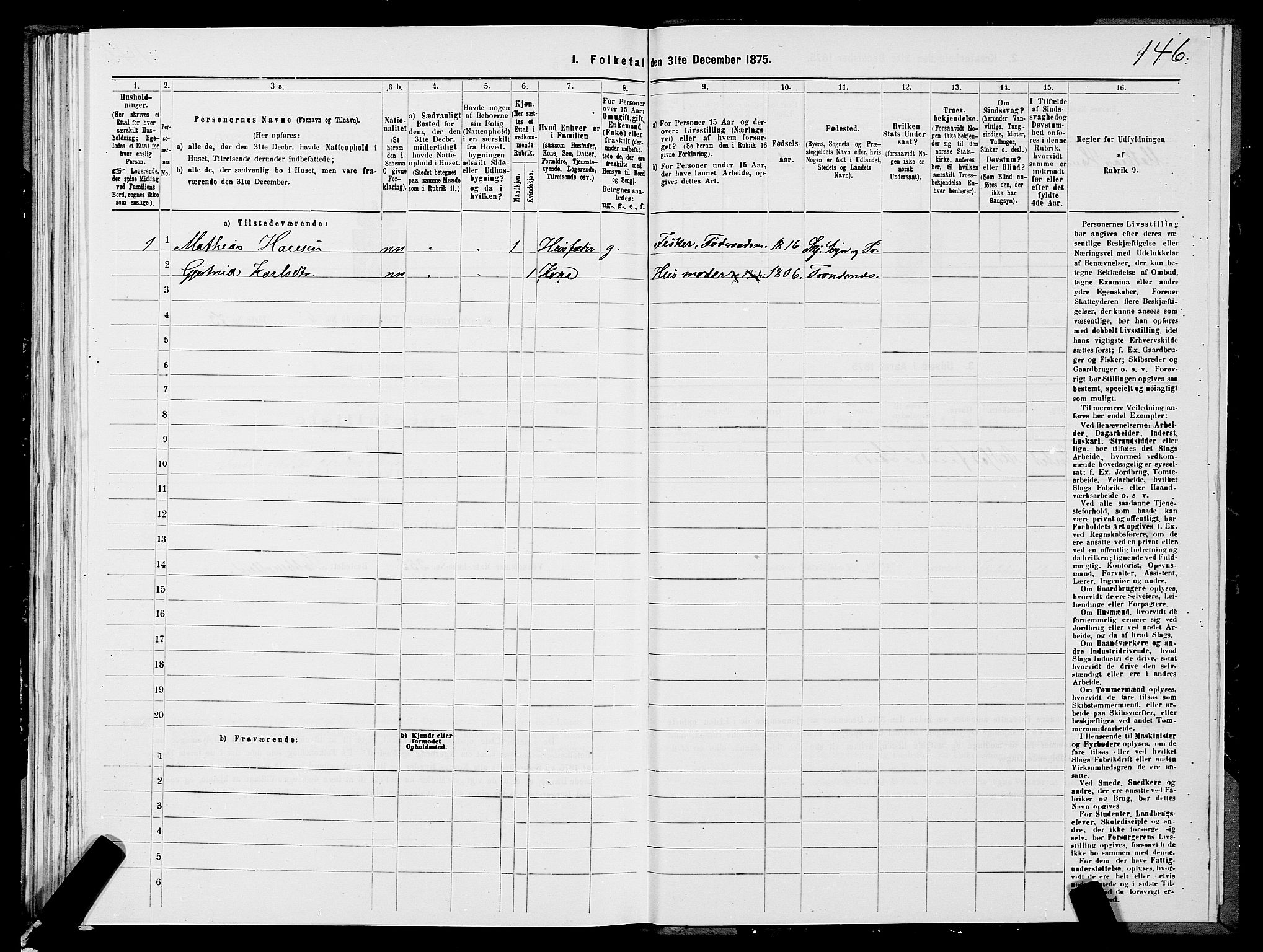 SATØ, 1875 census for 1941P Skjervøy, 1875, p. 5146