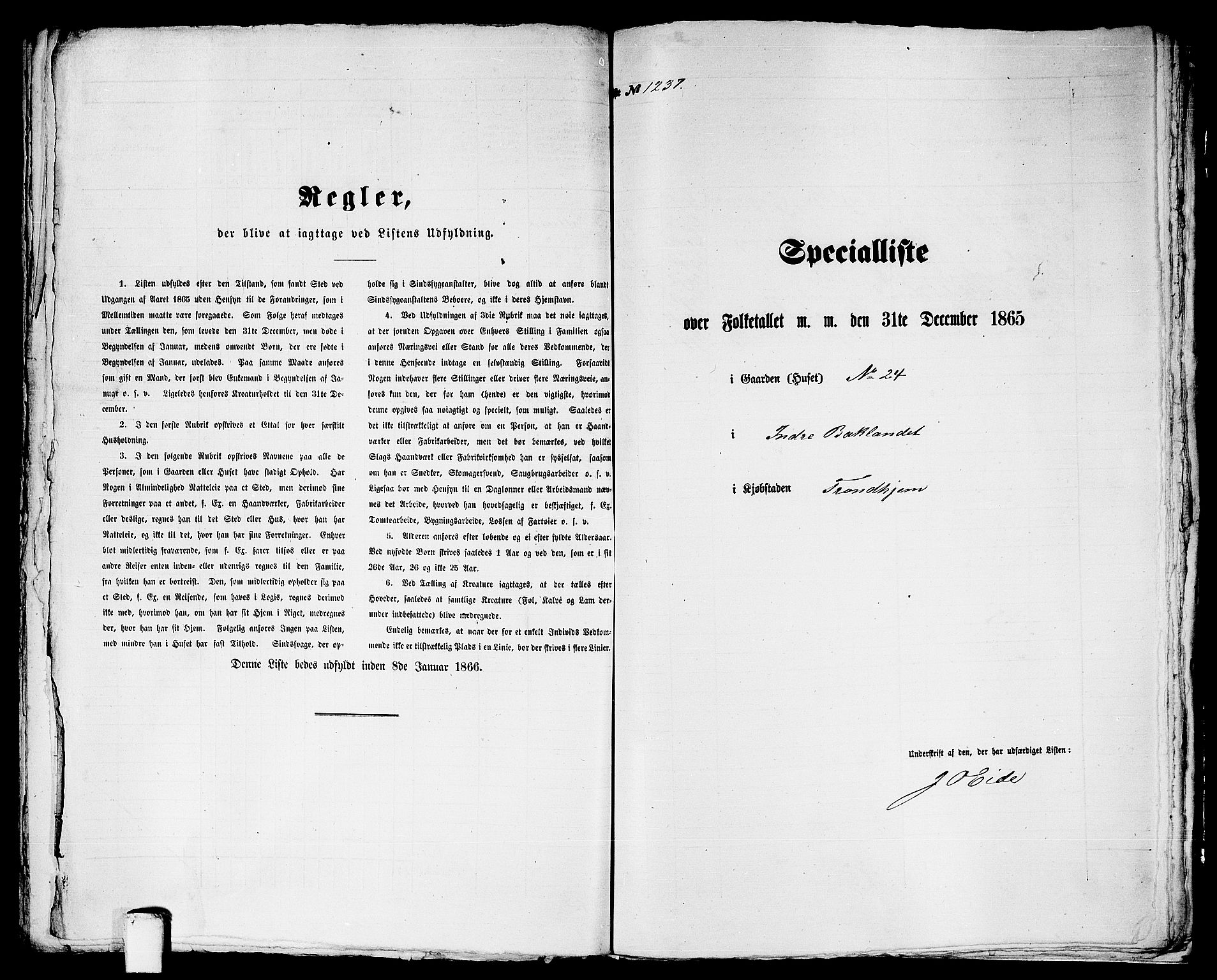 RA, 1865 census for Trondheim, 1865, p. 2570