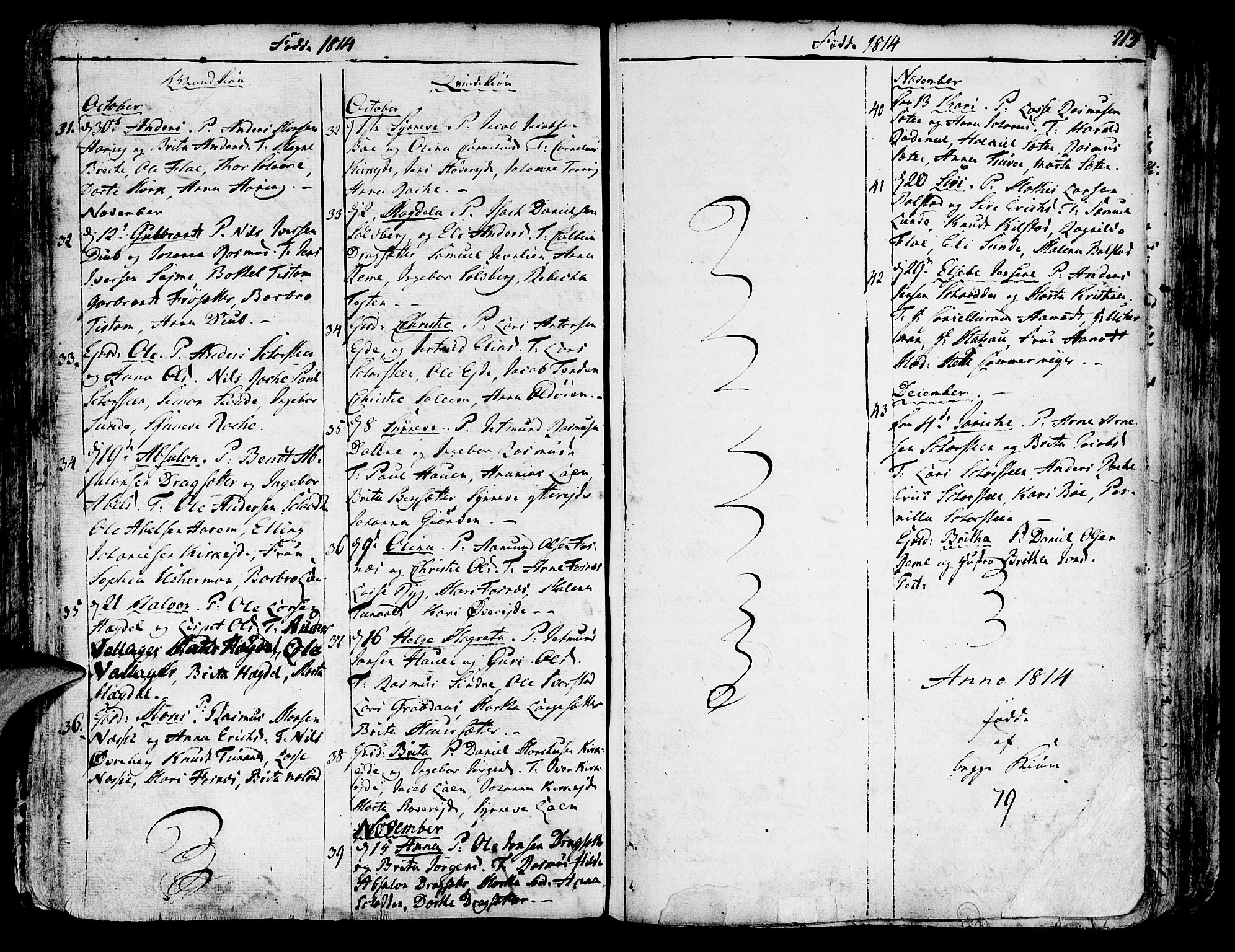 Innvik sokneprestembete, SAB/A-80501: Parish register (official) no. A 1, 1750-1816, p. 213