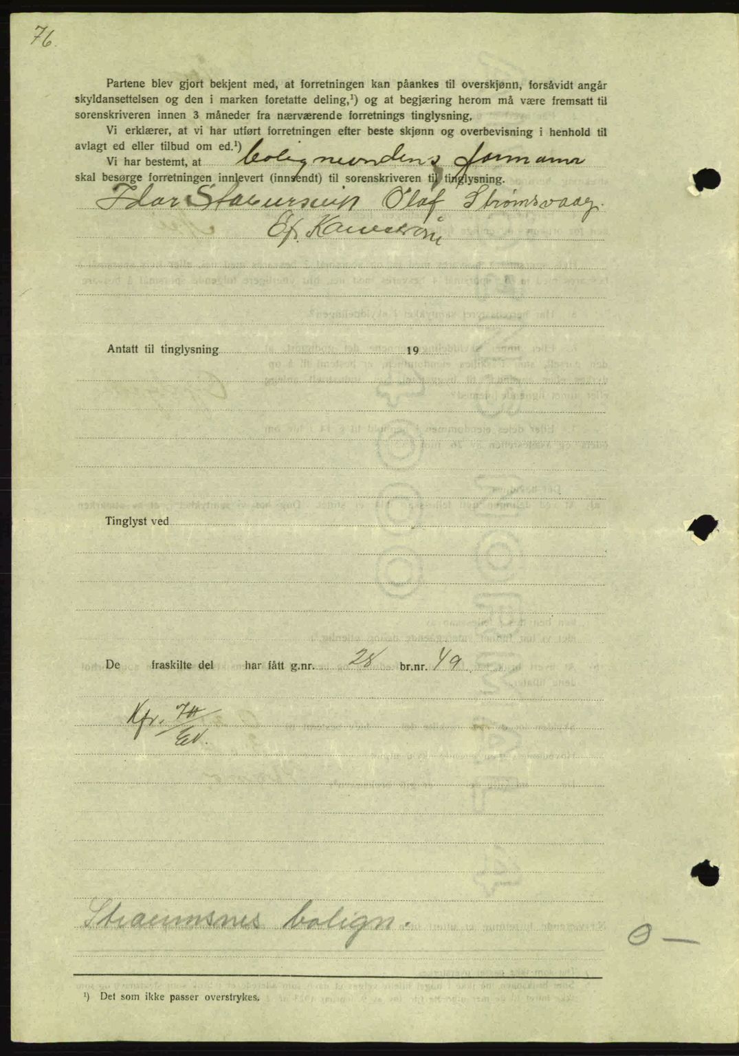 Nordmøre sorenskriveri, AV/SAT-A-4132/1/2/2Ca: Mortgage book no. A87, 1939-1940, Diary no: : 2371/1939