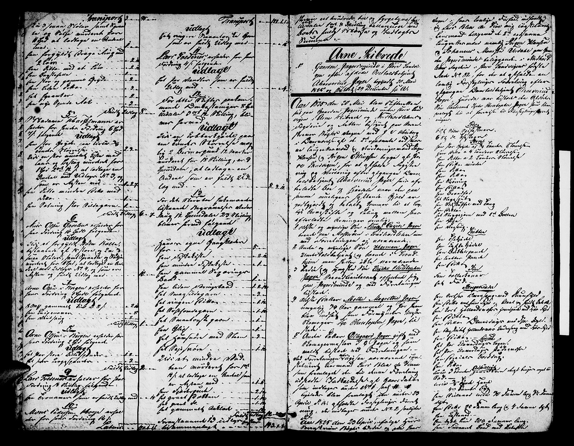 Nordhordland sorenskrivar, AV/SAB-A-2901/1/H/Ha/L0016: Skifteprotokollar Nordhordland , 1825-1827, p. 2b-3a