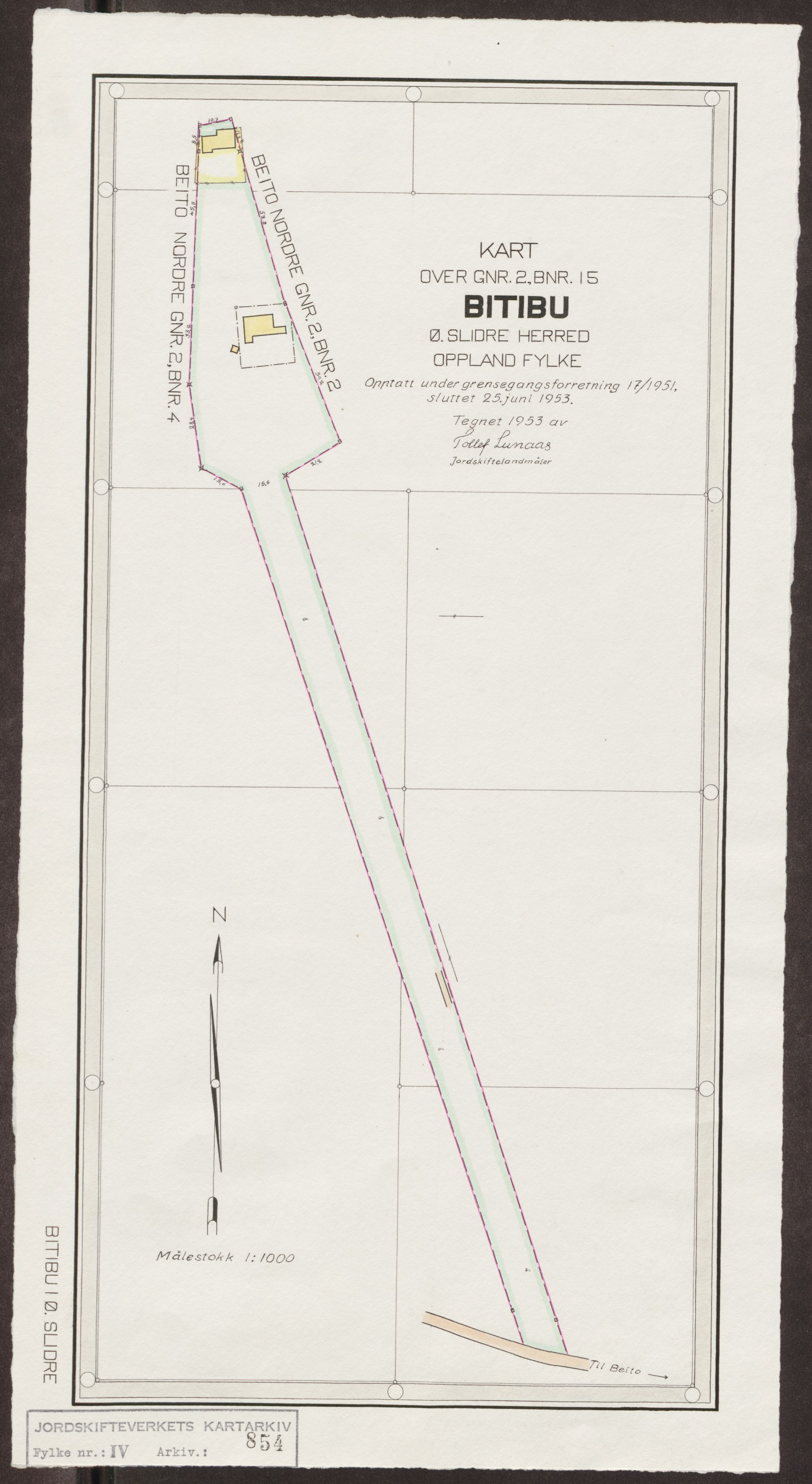 Jordskifteverkets kartarkiv, AV/RA-S-3929/T, 1859-1988, p. 1072