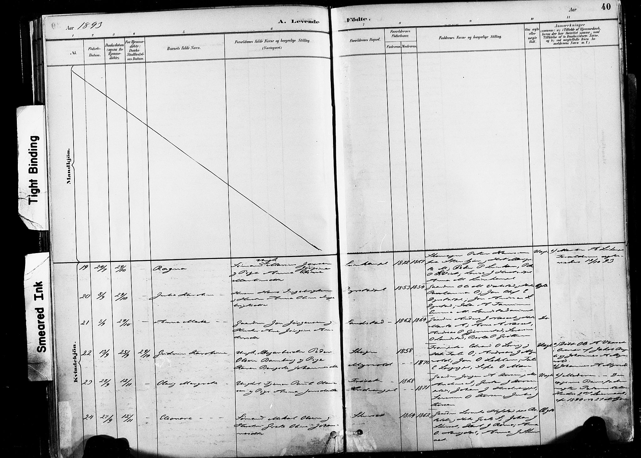 Ministerialprotokoller, klokkerbøker og fødselsregistre - Nord-Trøndelag, AV/SAT-A-1458/735/L0351: Parish register (official) no. 735A10, 1884-1908, p. 40