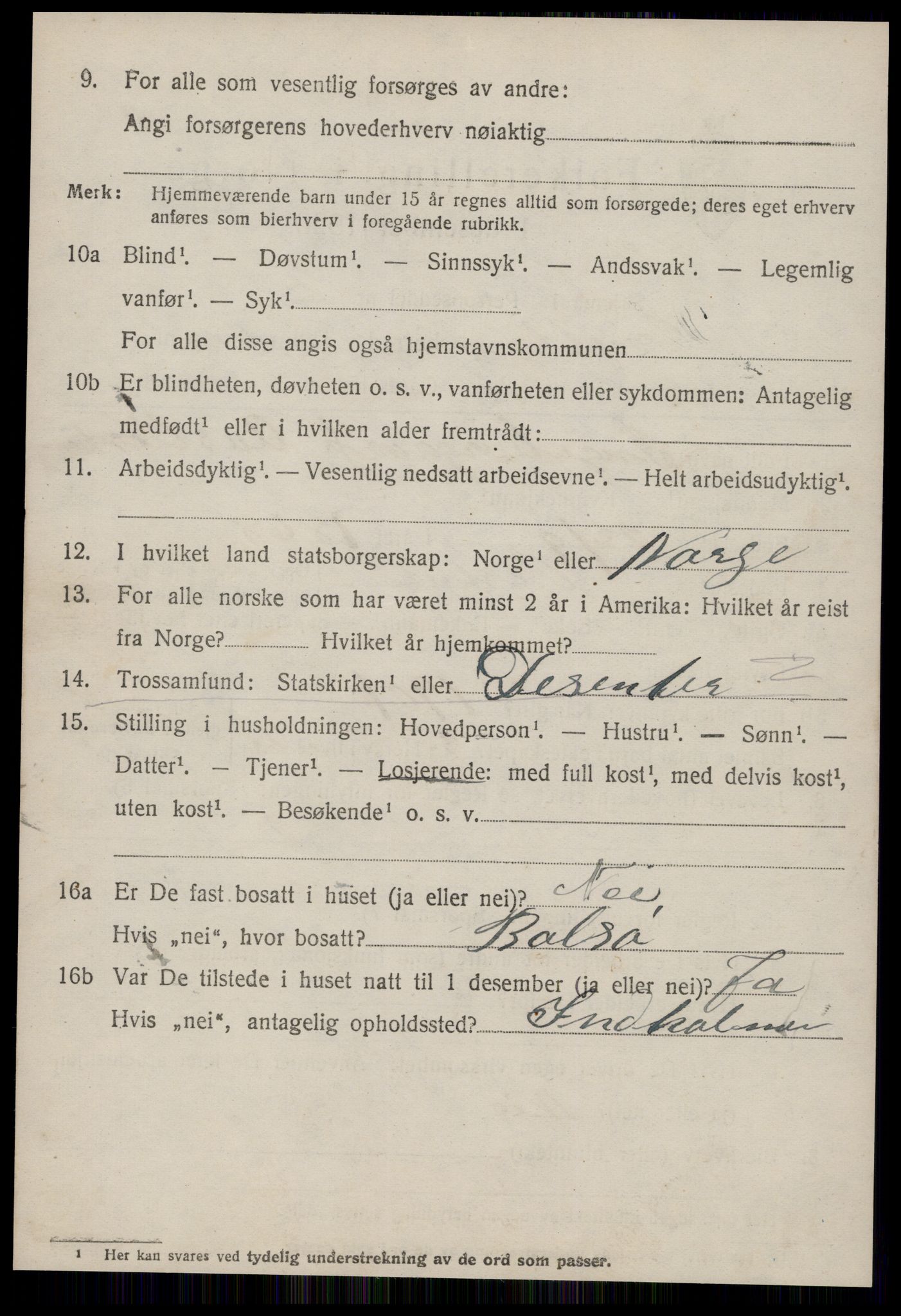 SAT, 1920 census for Grytten, 1920, p. 837